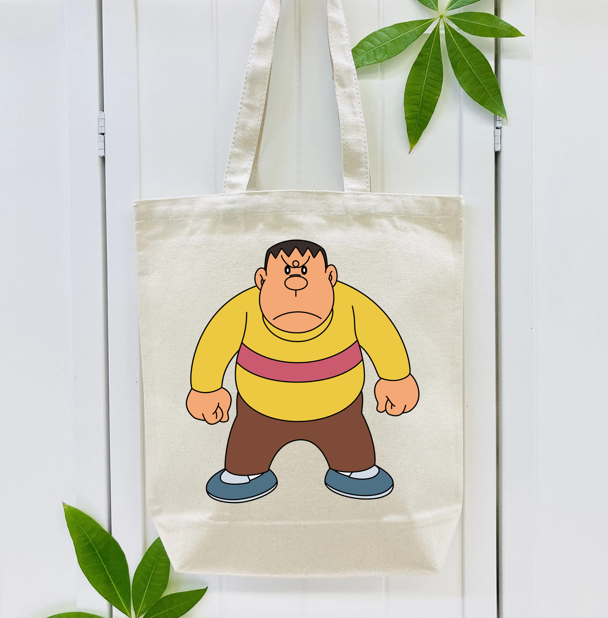 ドラえもん 剛田武 Doraemon Gouta Takeshi 縦型キャンバス生地手提げバッグ　トートバッグ
