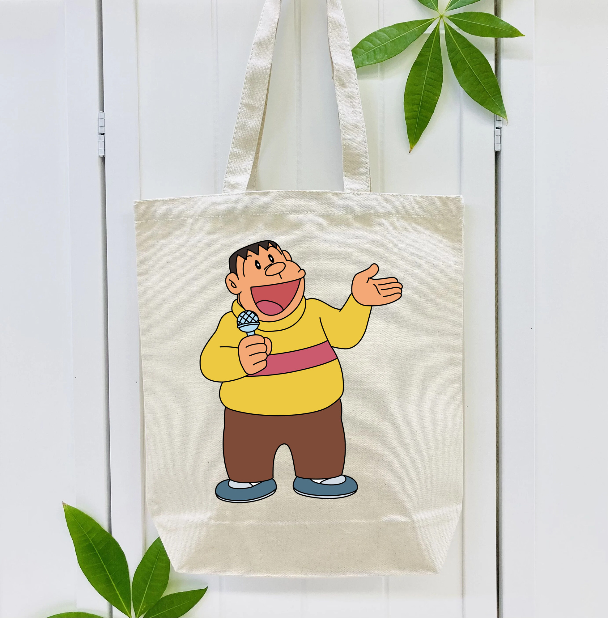 ドラえもん 剛田武 Doraemon Gouta Takeshi 縦型キャンバス生地手提げバッグ　トートバッグ