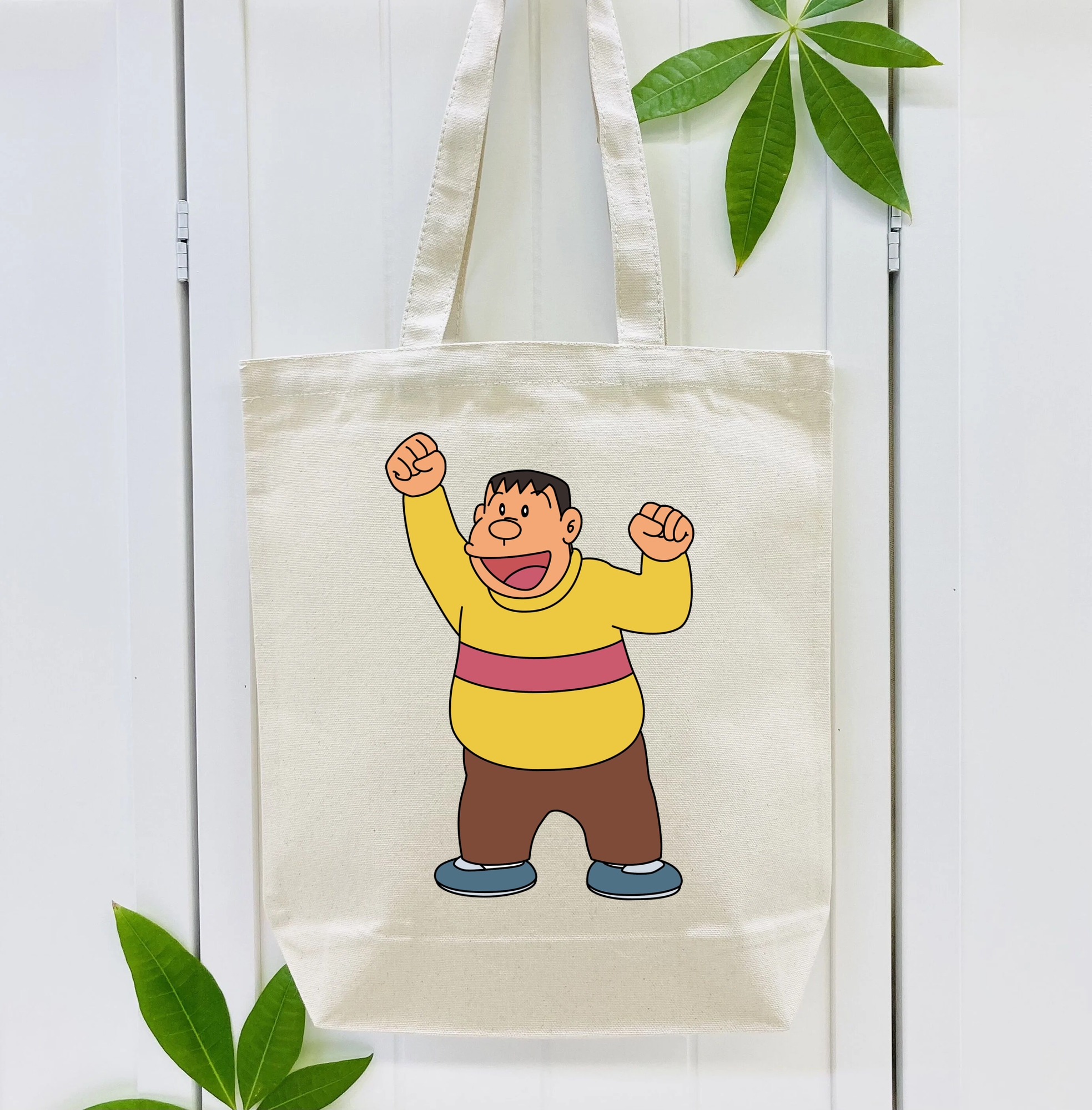 ドラえもん 剛田武 Doraemon Gouta Takeshi 縦型キャンバス生地手提げバッグ　トートバッグ