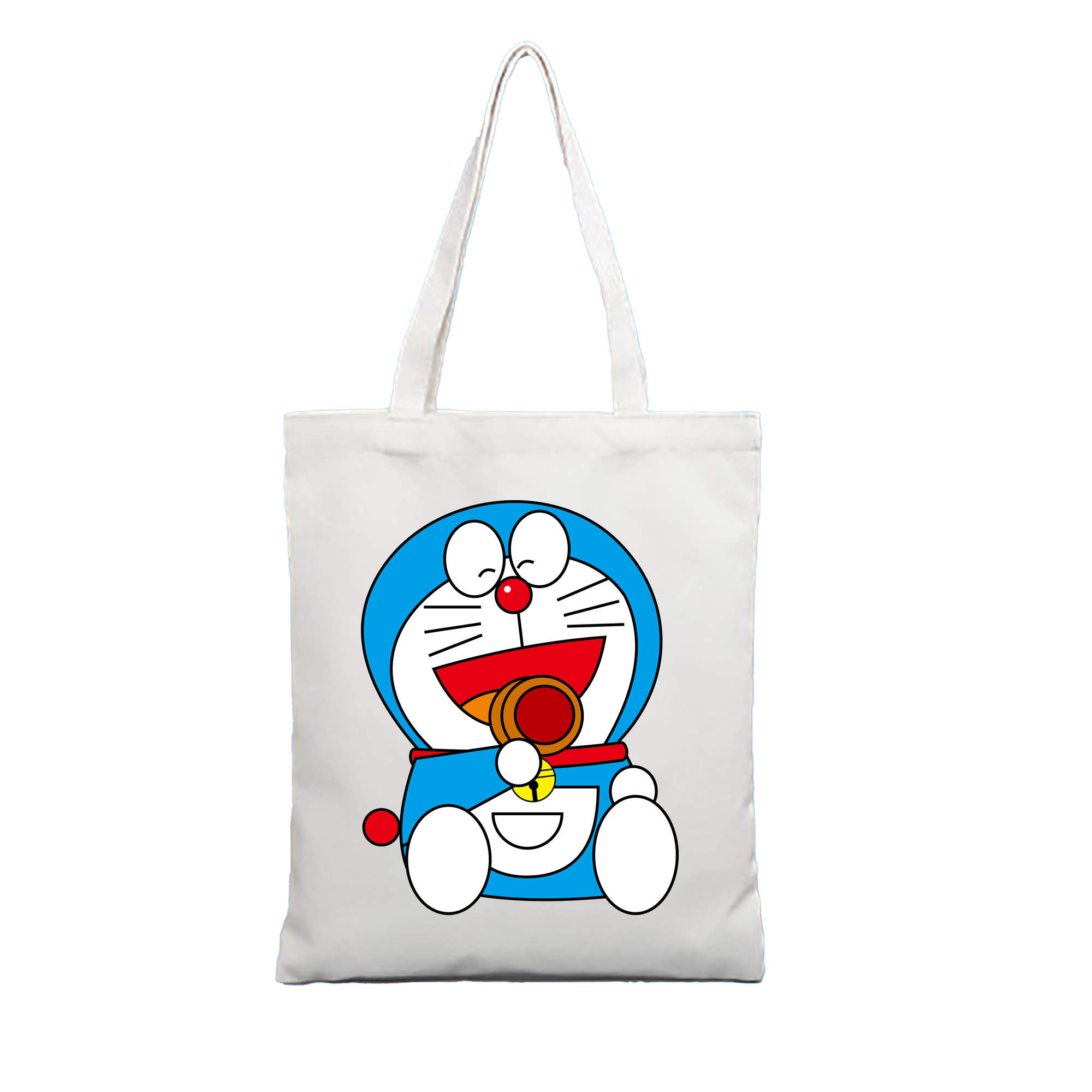 （画像用） ドラえもん Doraemon 縦型キャンバス生地手提げバッグ　トートバッグ