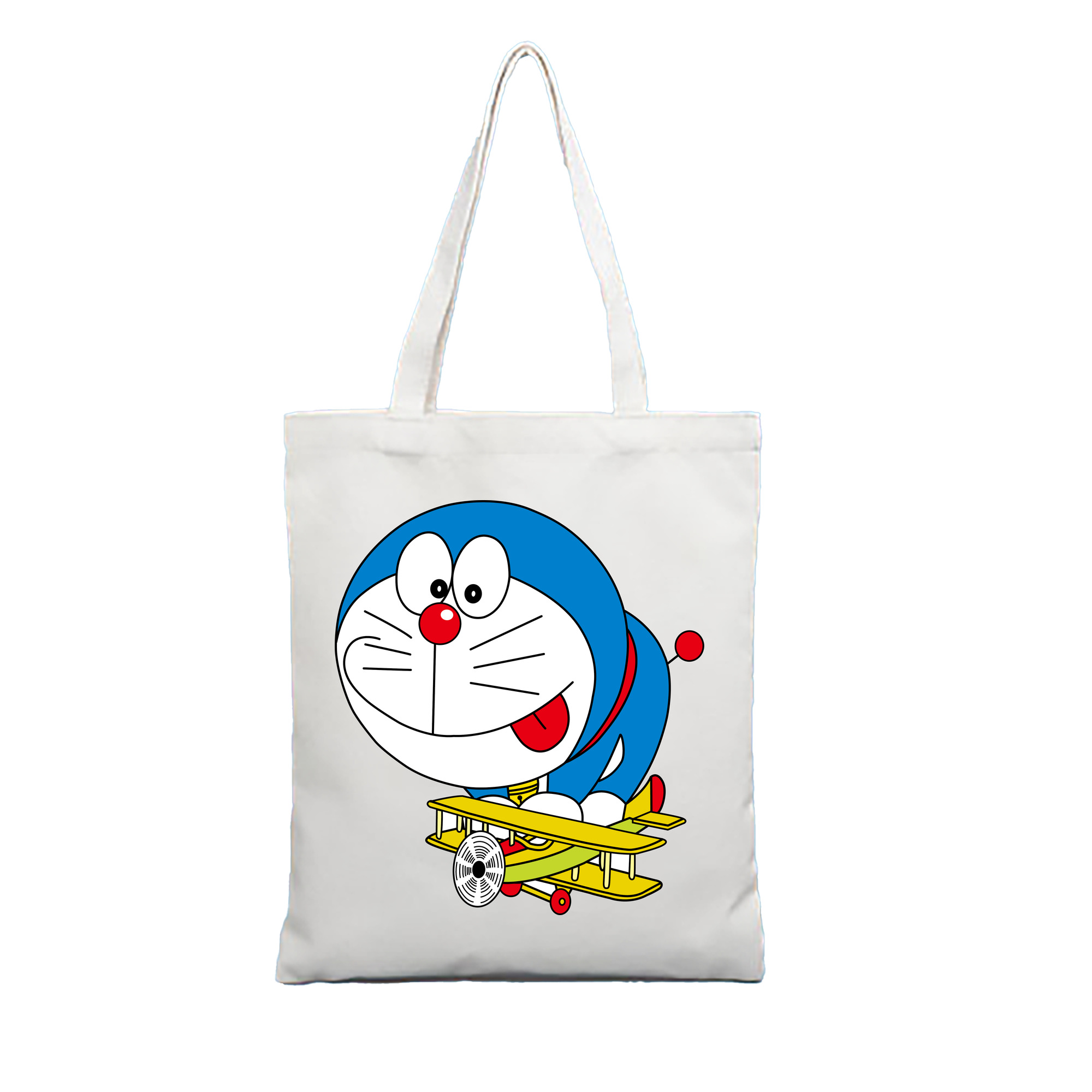 （画像用） ドラえもん Doraemon 縦型キャンバス生地手提げバッグ　トートバッグ