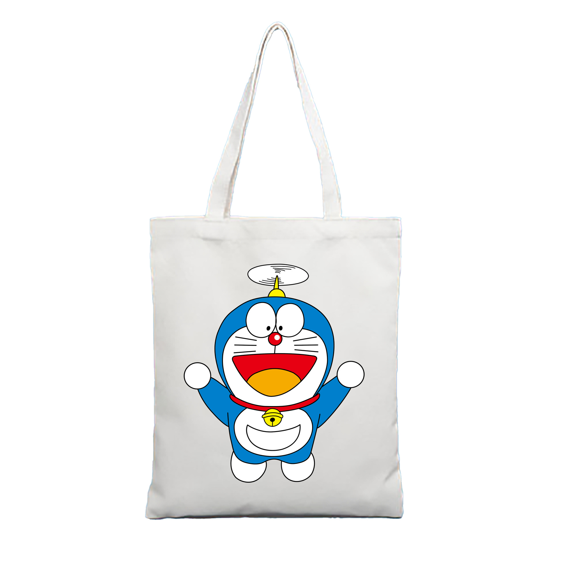 （画像用） ドラえもん Doraemon 縦型キャンバス生地手提げバッグ　トートバッグ