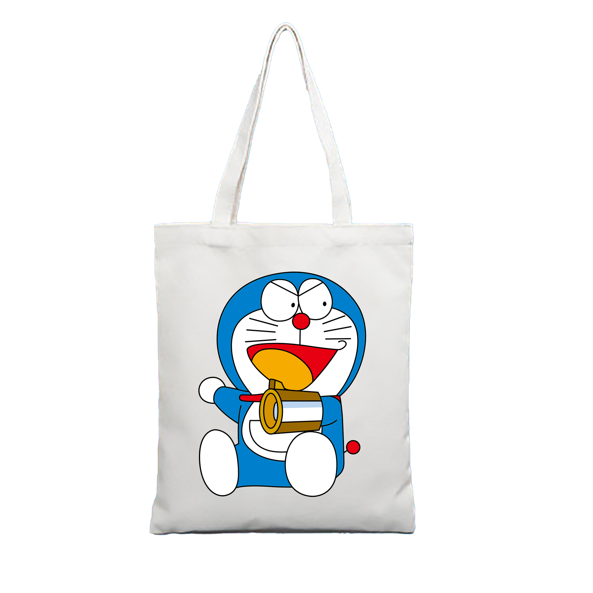 （画像用） ドラえもん Doraemon 縦型キャンバス生地手提げバッグ　トートバッグ