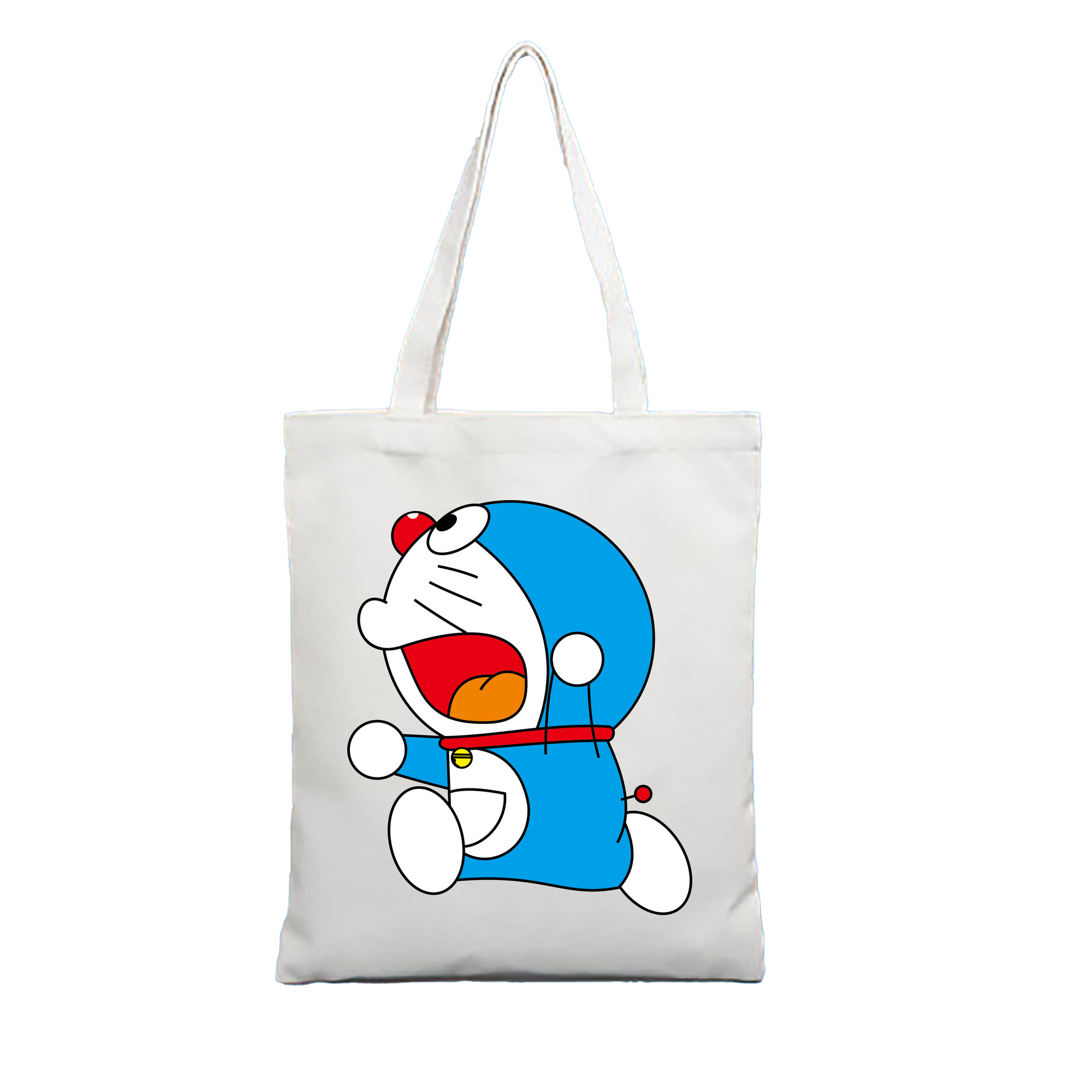 （画像用） ドラえもん Doraemon 縦型キャンバス生地手提げバッグ　トートバッグ