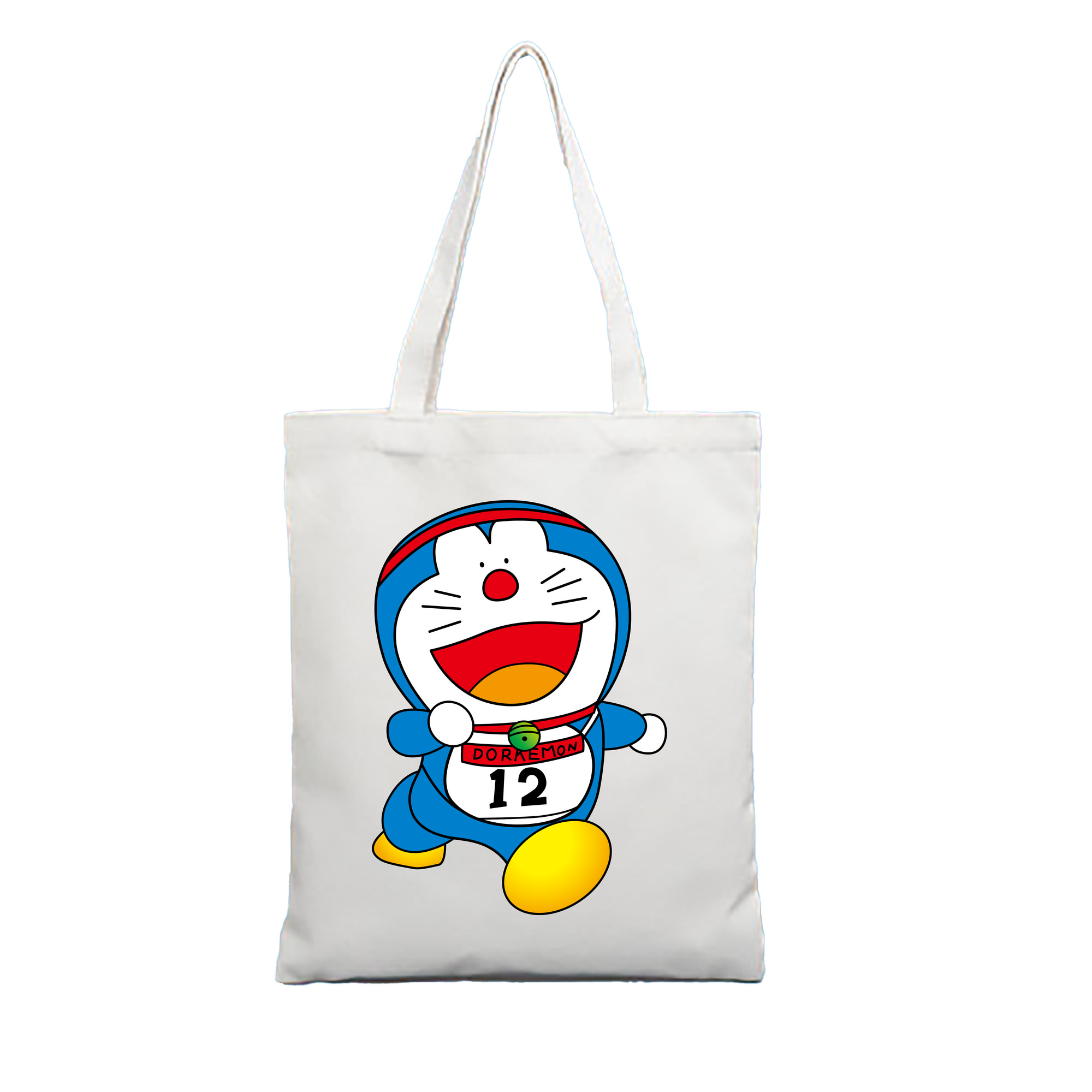 （画像用） ドラえもん Doraemon 縦型キャンバス生地手提げバッグ　トートバッグ