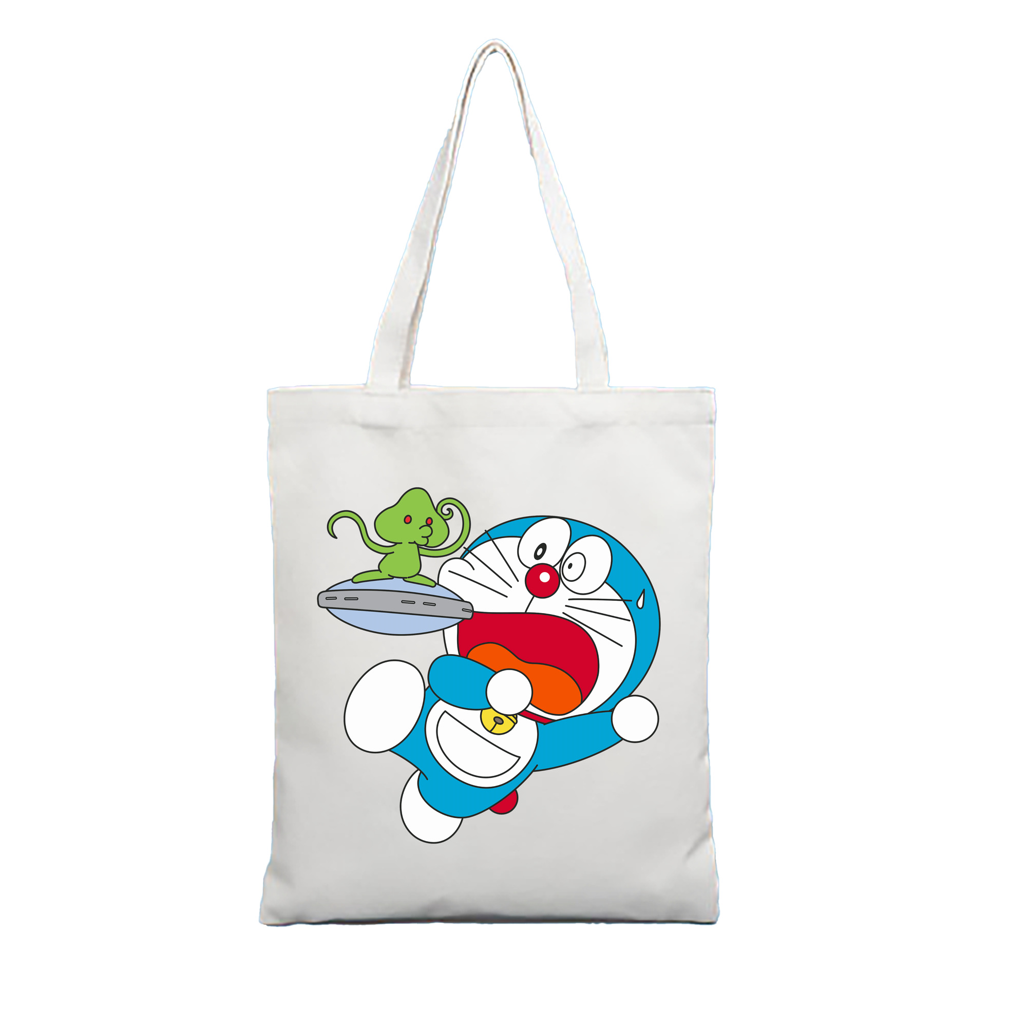 （画像用） ドラえもん Doraemon 縦型キャンバス生地手提げバッグ　トートバッグ
