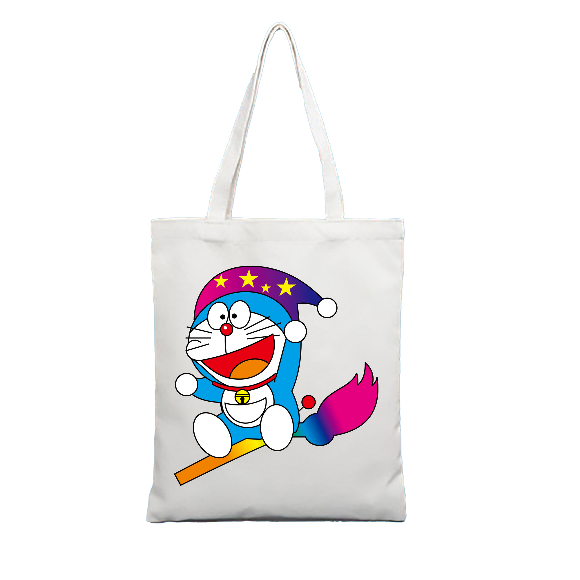 （画像用） ドラえもん Doraemon 縦型キャンバス生地手提げバッグ　トートバッグ