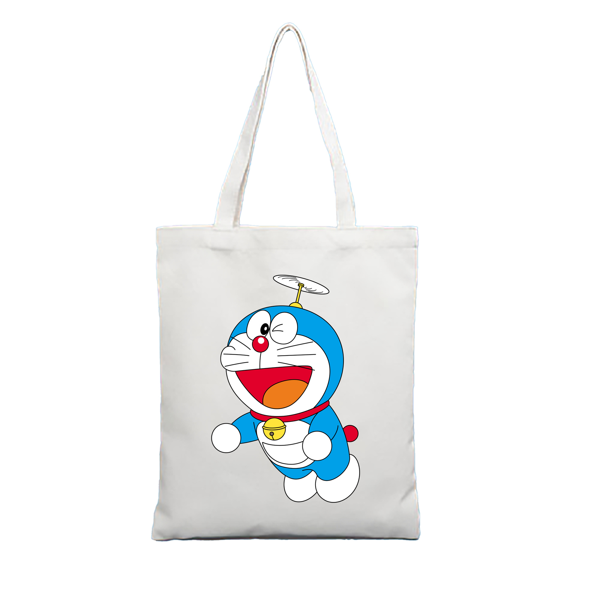 （画像用） ドラえもん Doraemon 縦型キャンバス生地手提げバッグ　トートバッグ