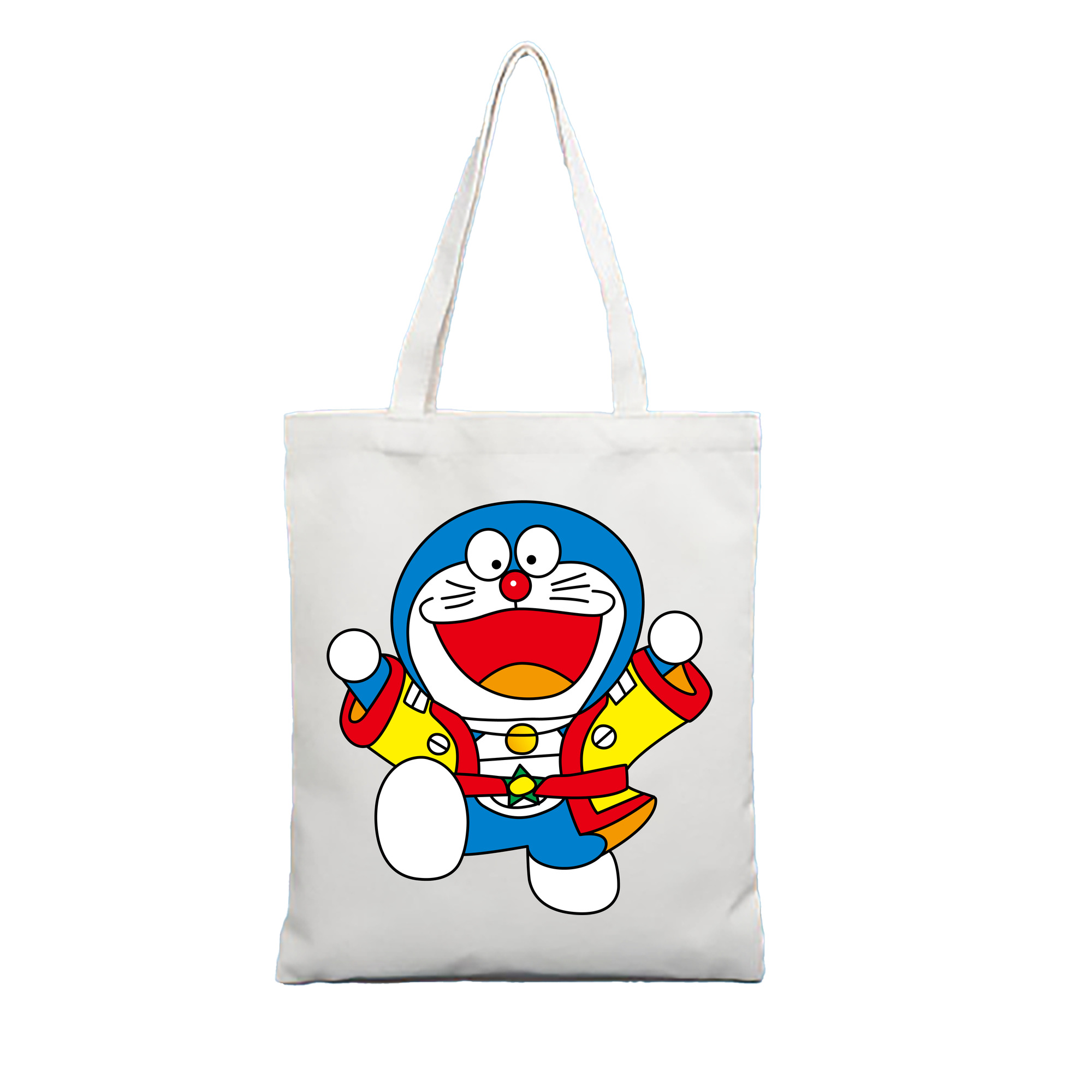 （画像用） ドラえもん Doraemon 縦型キャンバス生地手提げバッグ　トートバッグ