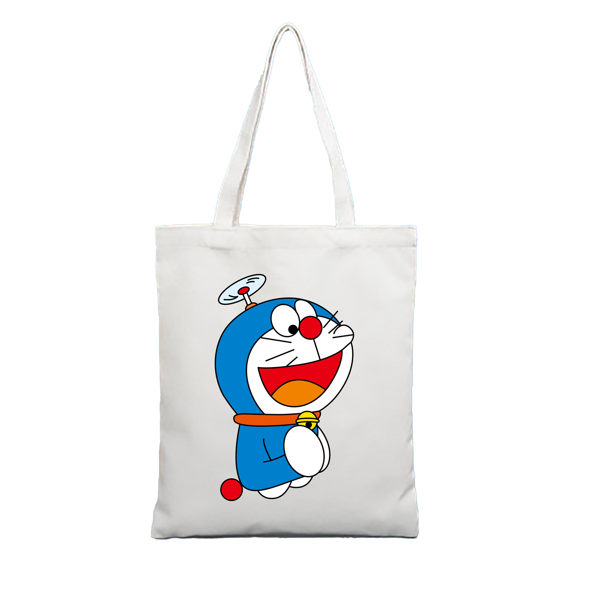 （画像用） ドラえもん Doraemon 縦型キャンバス生地手提げバッグ　トートバッグ