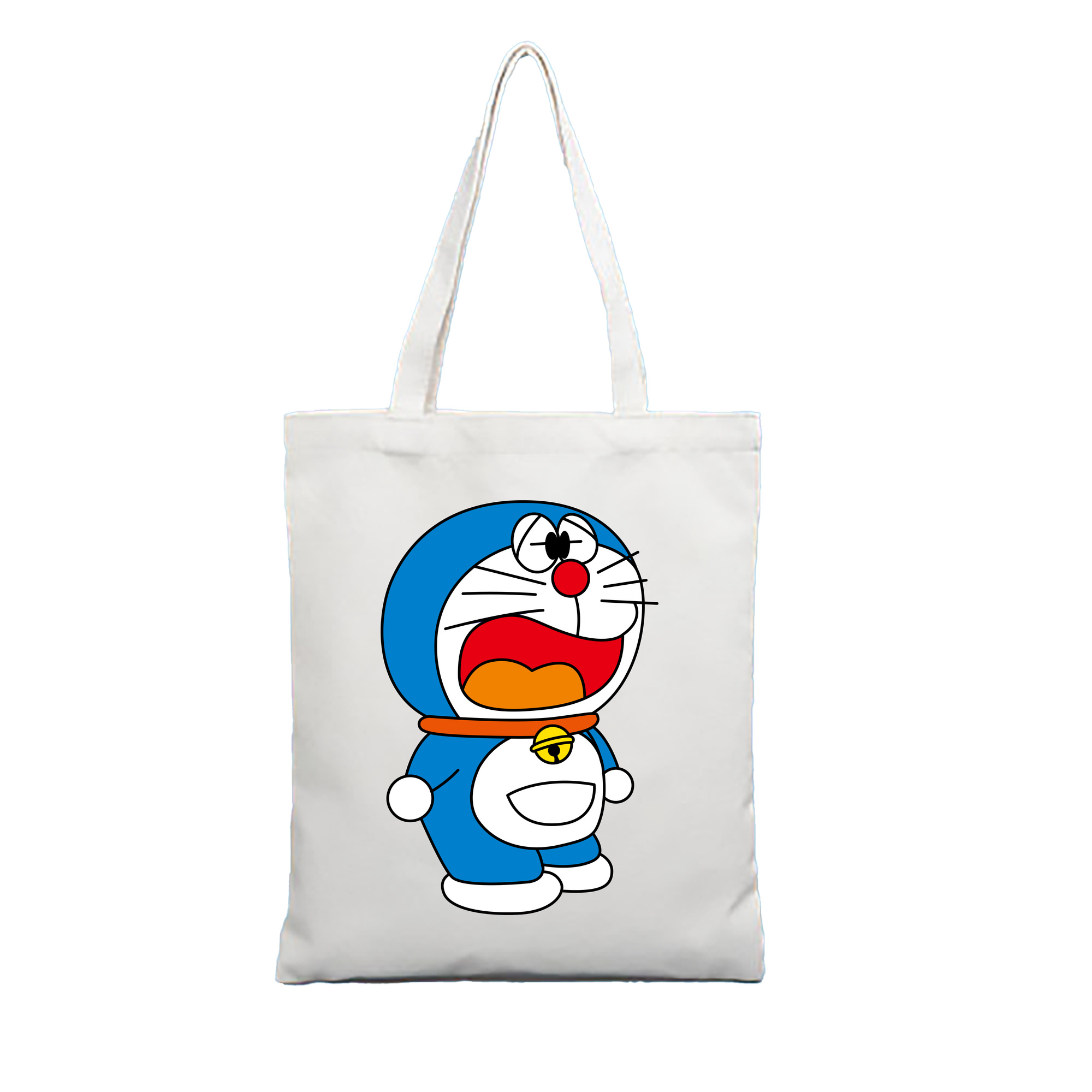 （画像用） ドラえもん Doraemon 縦型キャンバス生地手提げバッグ　トートバッグ