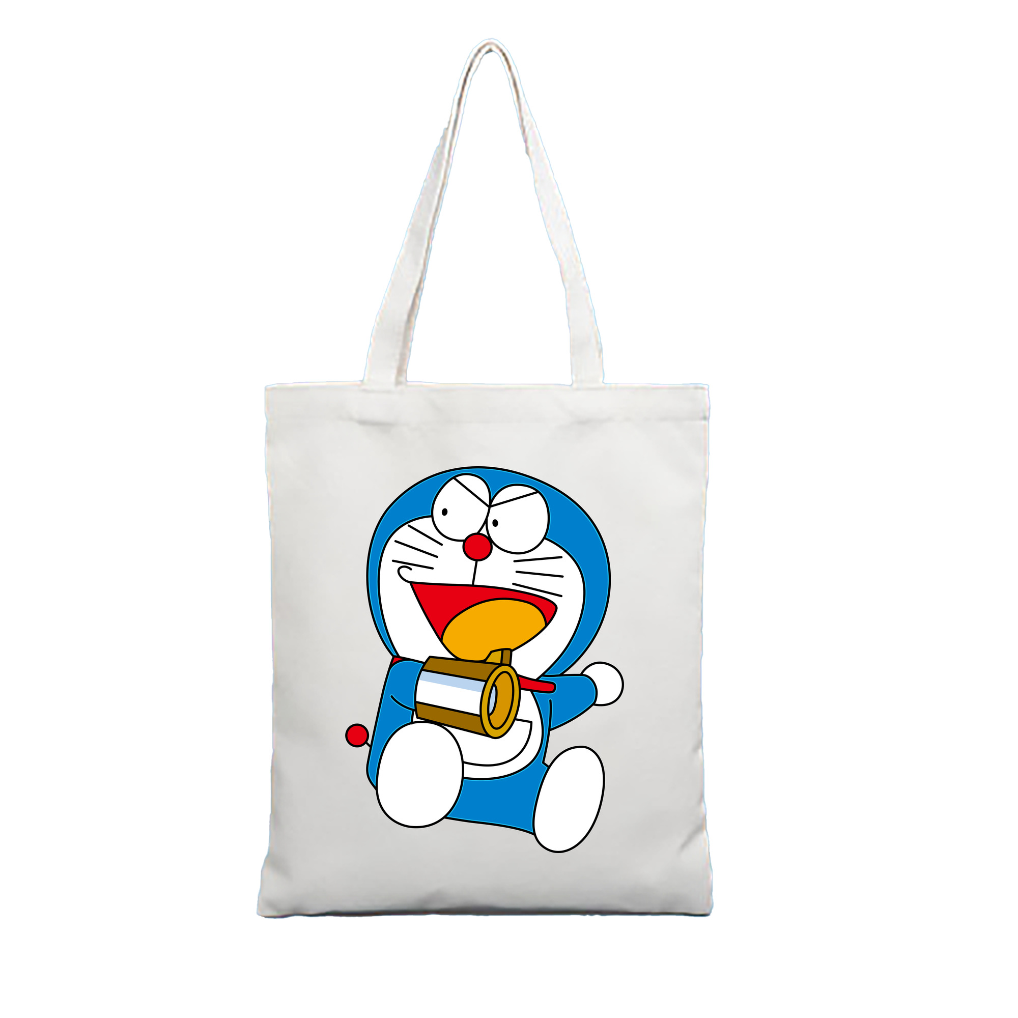 （画像用） ドラえもん Doraemon 縦型キャンバス生地手提げバッグ　トートバッグ