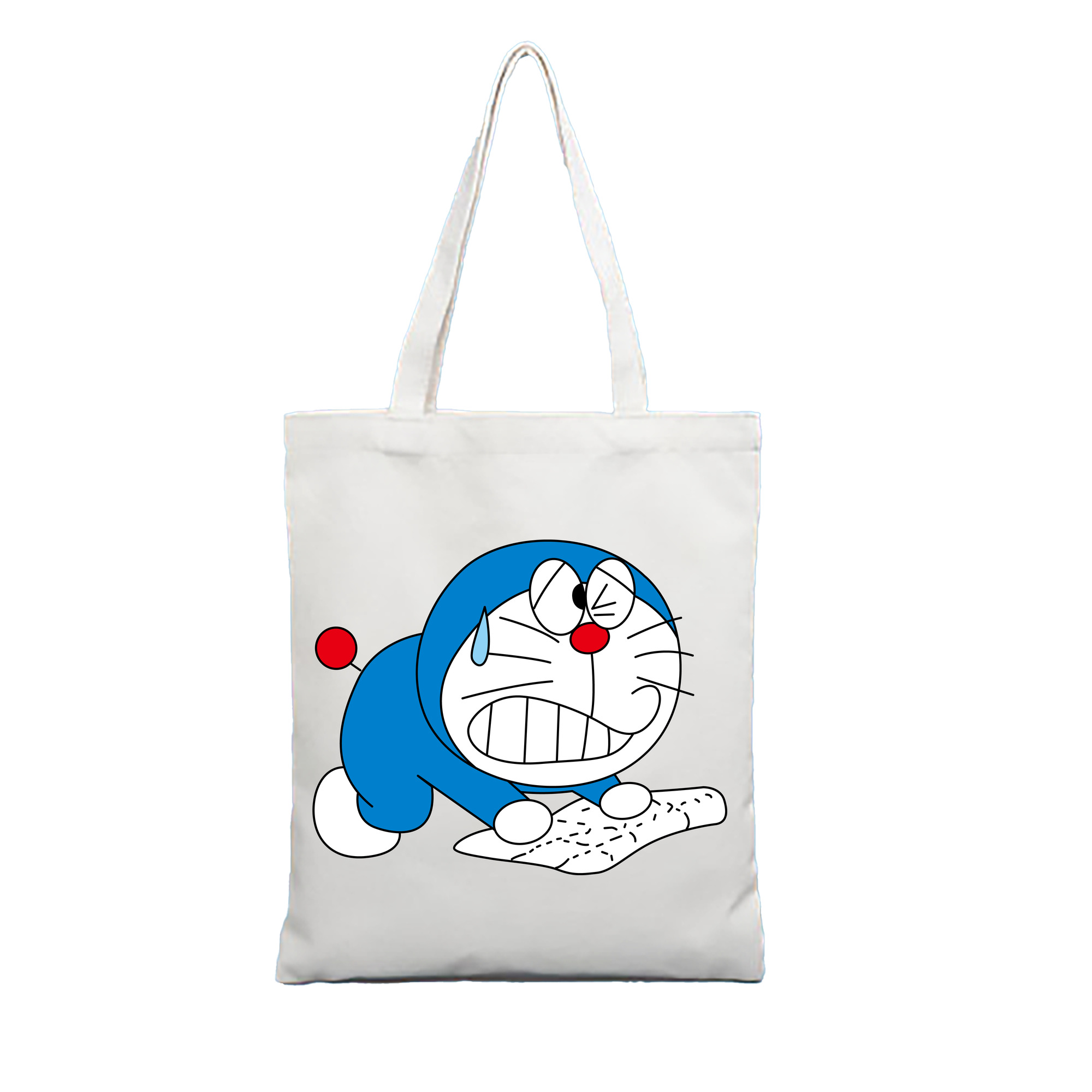 （画像用） ドラえもん Doraemon 縦型キャンバス生地手提げバッグ　トートバッグ