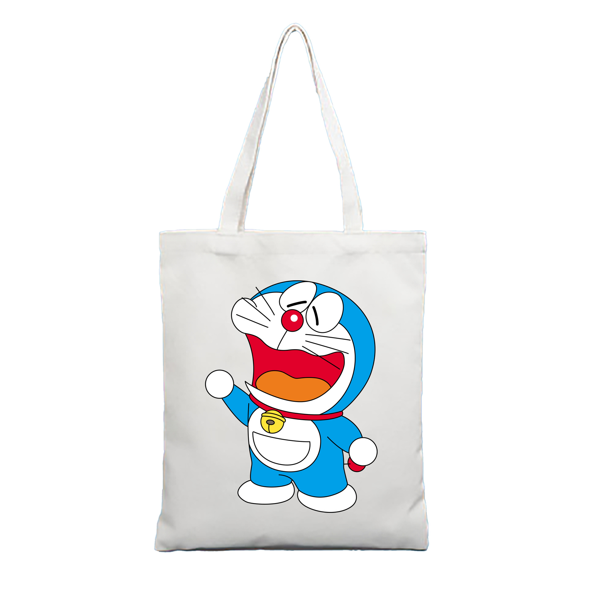 （画像用） ドラえもん Doraemon 縦型キャンバス生地手提げバッグ　トートバッグ