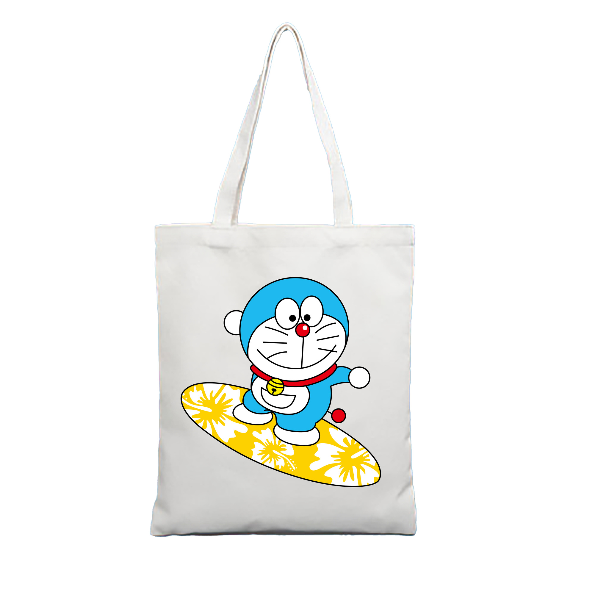（画像用） ドラえもん Doraemon 縦型キャンバス生地手提げバッグ　トートバッグ