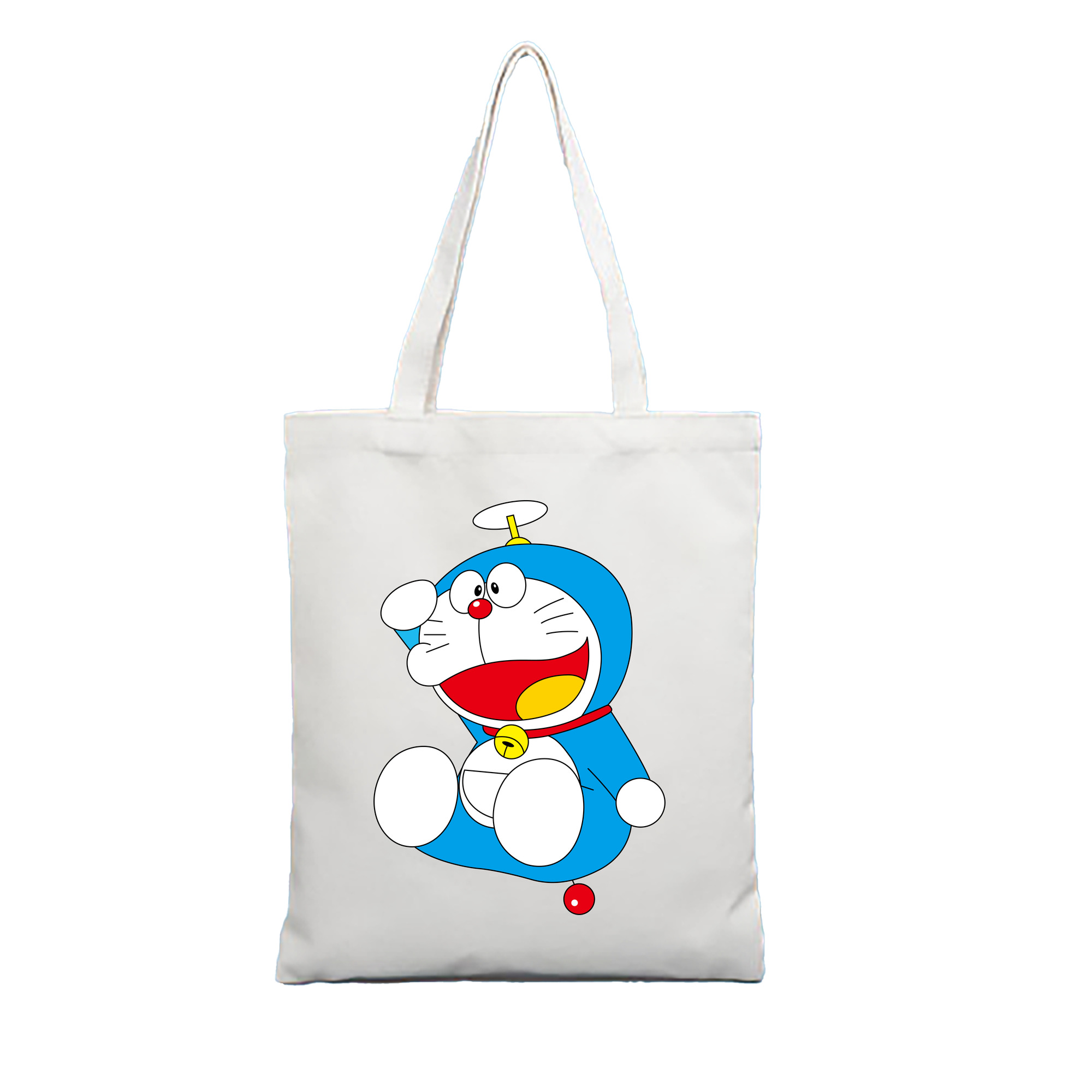 （画像用） ドラえもん Doraemon 縦型キャンバス生地手提げバッグ　トートバッグ