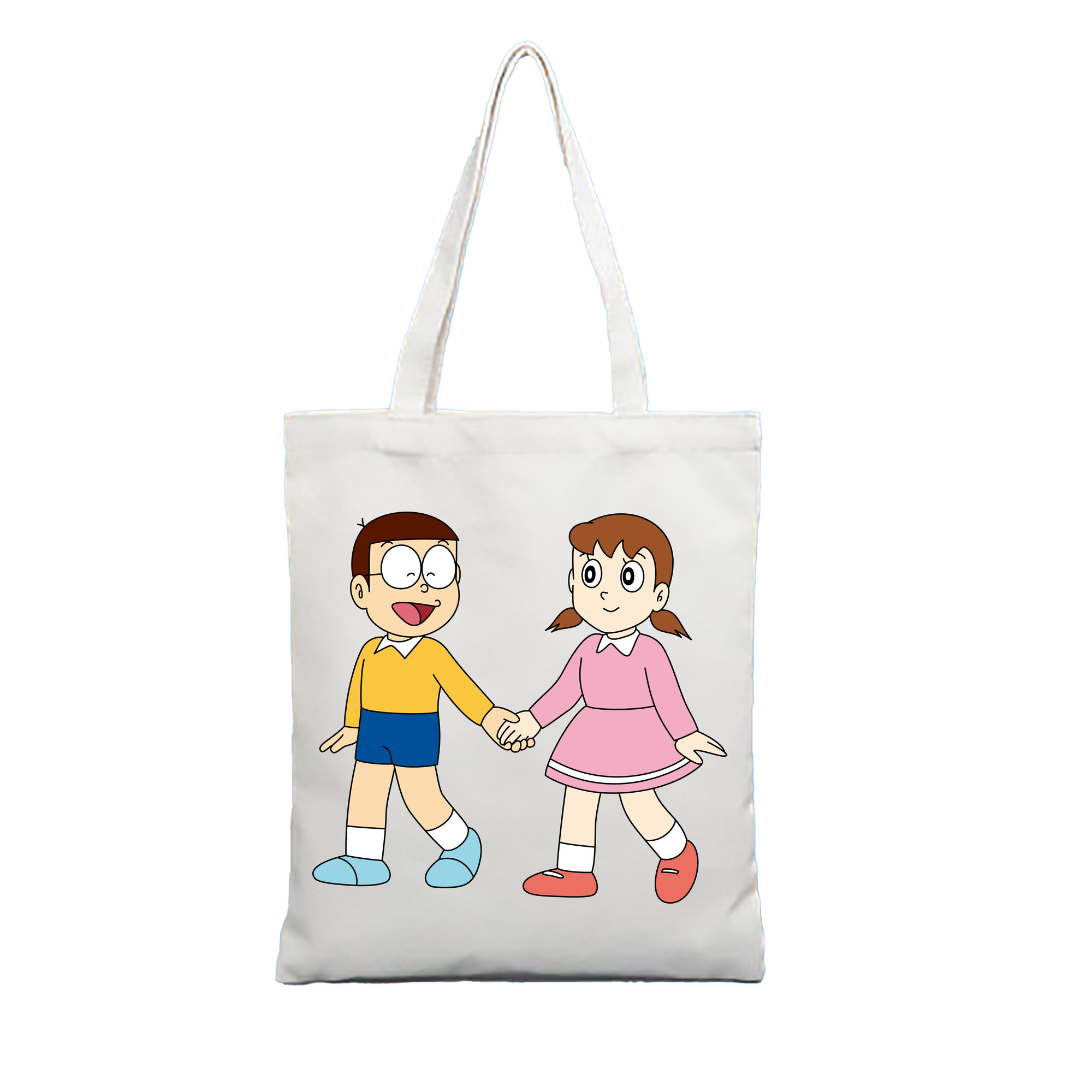 （画像用） ドラえもん 野比 のび太 Doraemon Nobita Nobi 縦型キャンバス生地手提げバッグ　トートバッグ