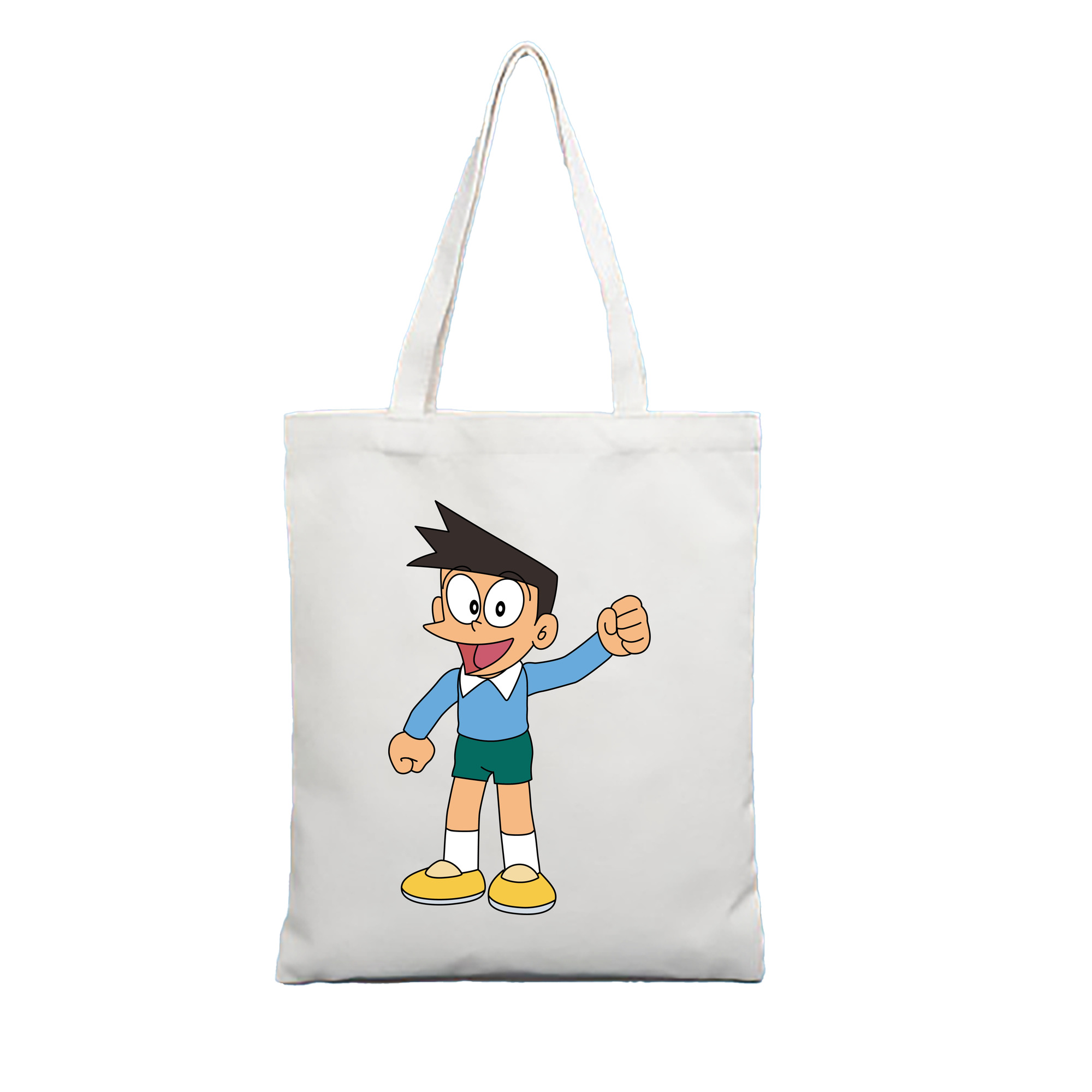 （画像用） ドラえもん 骨川 スネ夫 Doraemon Honekawa Suneo 縦型キャンバス生地手提げバッグ　トートバッグ