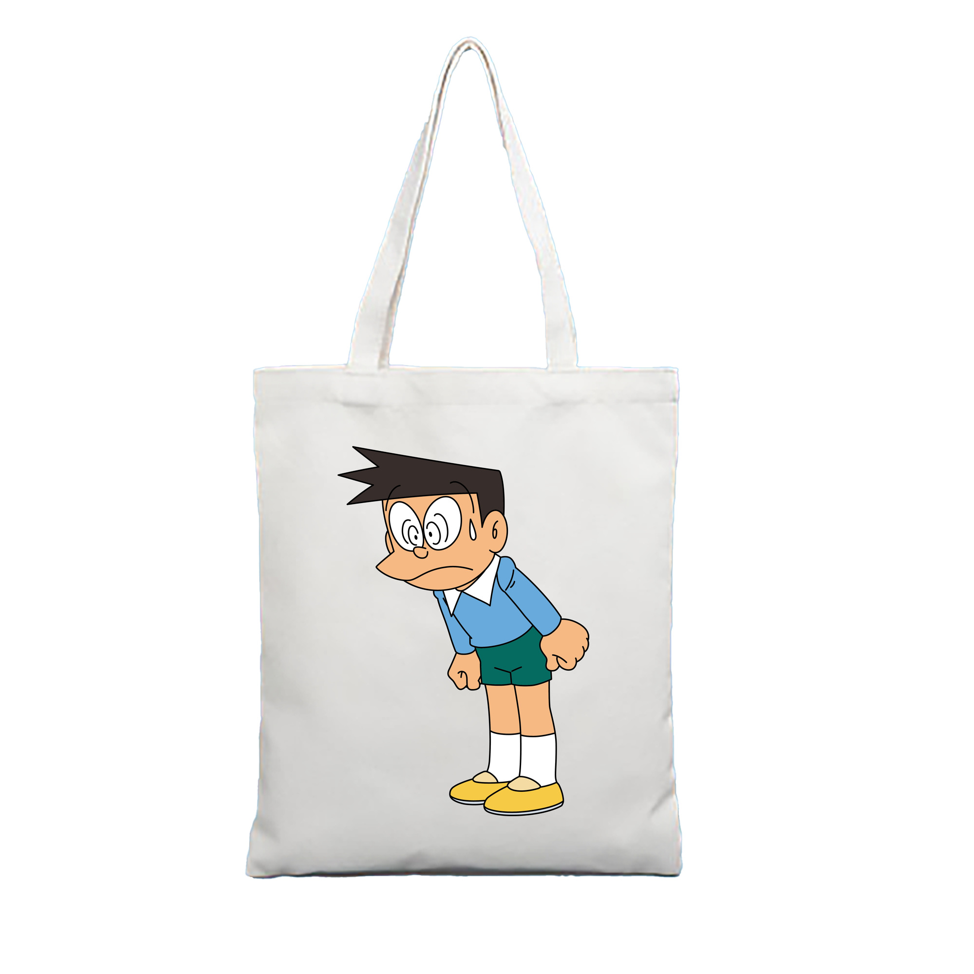 （画像用） ドラえもん 骨川 スネ夫 Doraemon Honekawa Suneo 縦型キャンバス生地手提げバッグ　トートバッグ