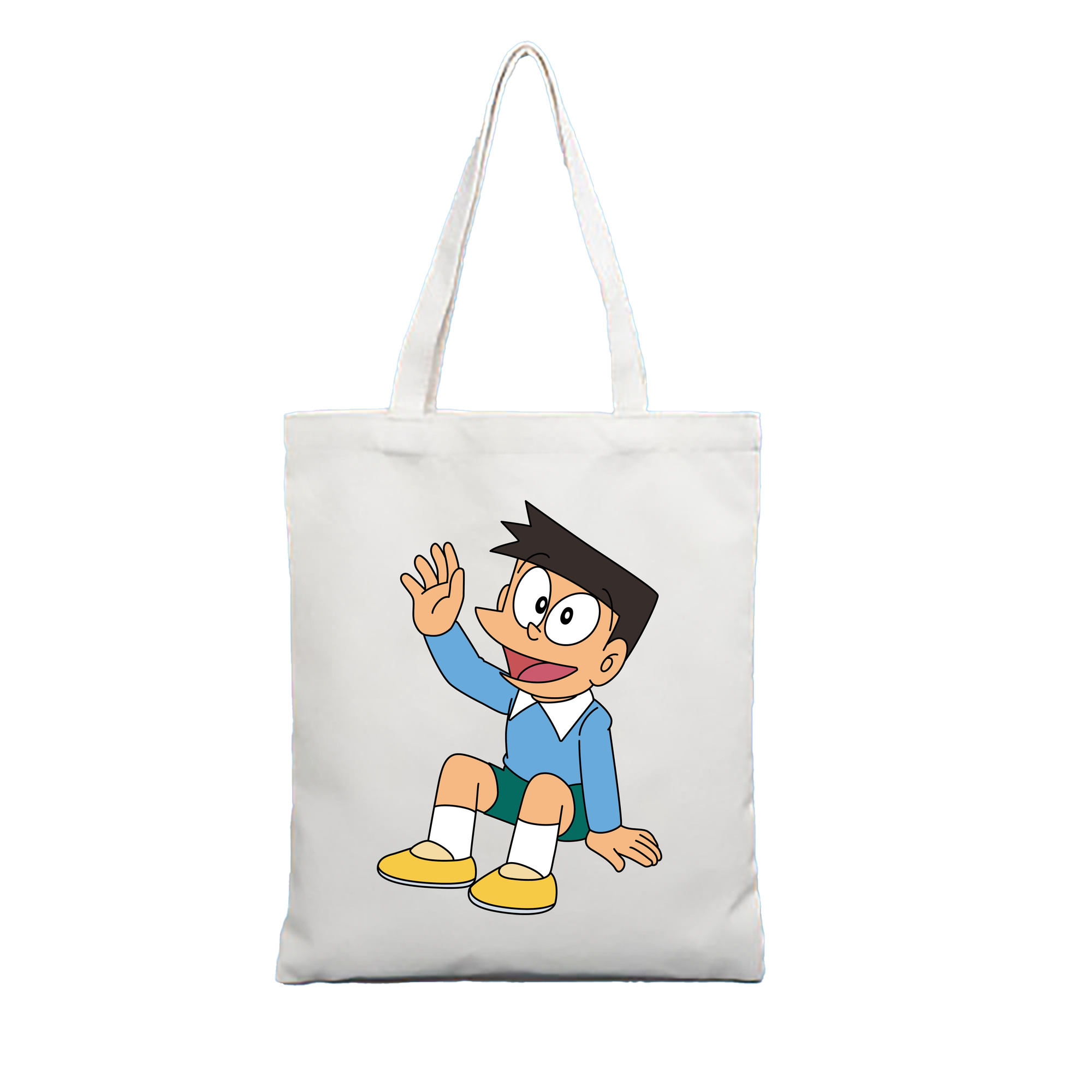 （画像用） ドラえもん 骨川 スネ夫 Doraemon Honekawa Suneo 縦型キャンバス生地手提げバッグ　トートバッグ