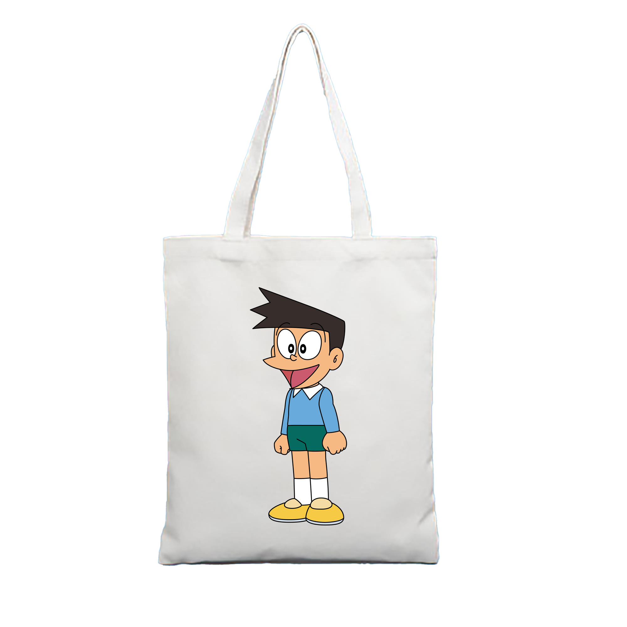 （画像用） ドラえもん 骨川 スネ夫 Doraemon Honekawa Suneo 縦型キャンバス生地手提げバッグ　トートバッグ