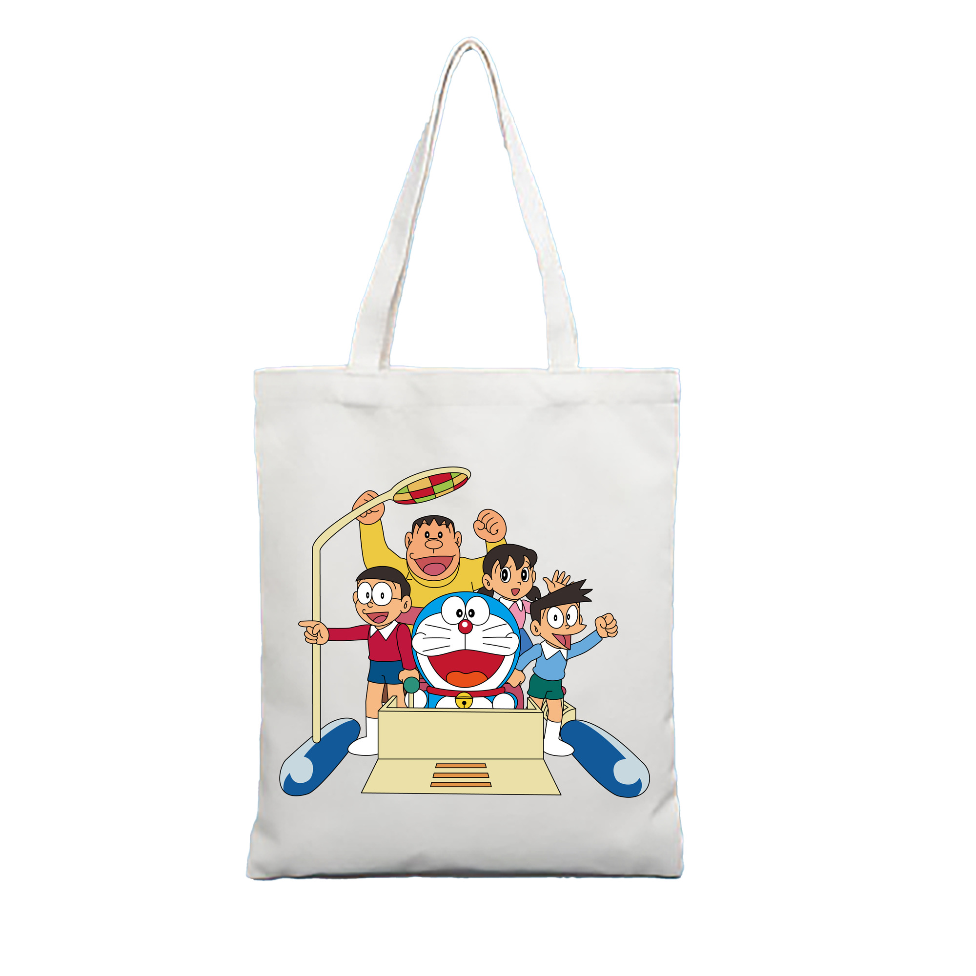（画像用） ドラえもん 骨川 スネ夫 Doraemon Honekawa Suneo 縦型キャンバス生地手提げバッグ　トートバッグ