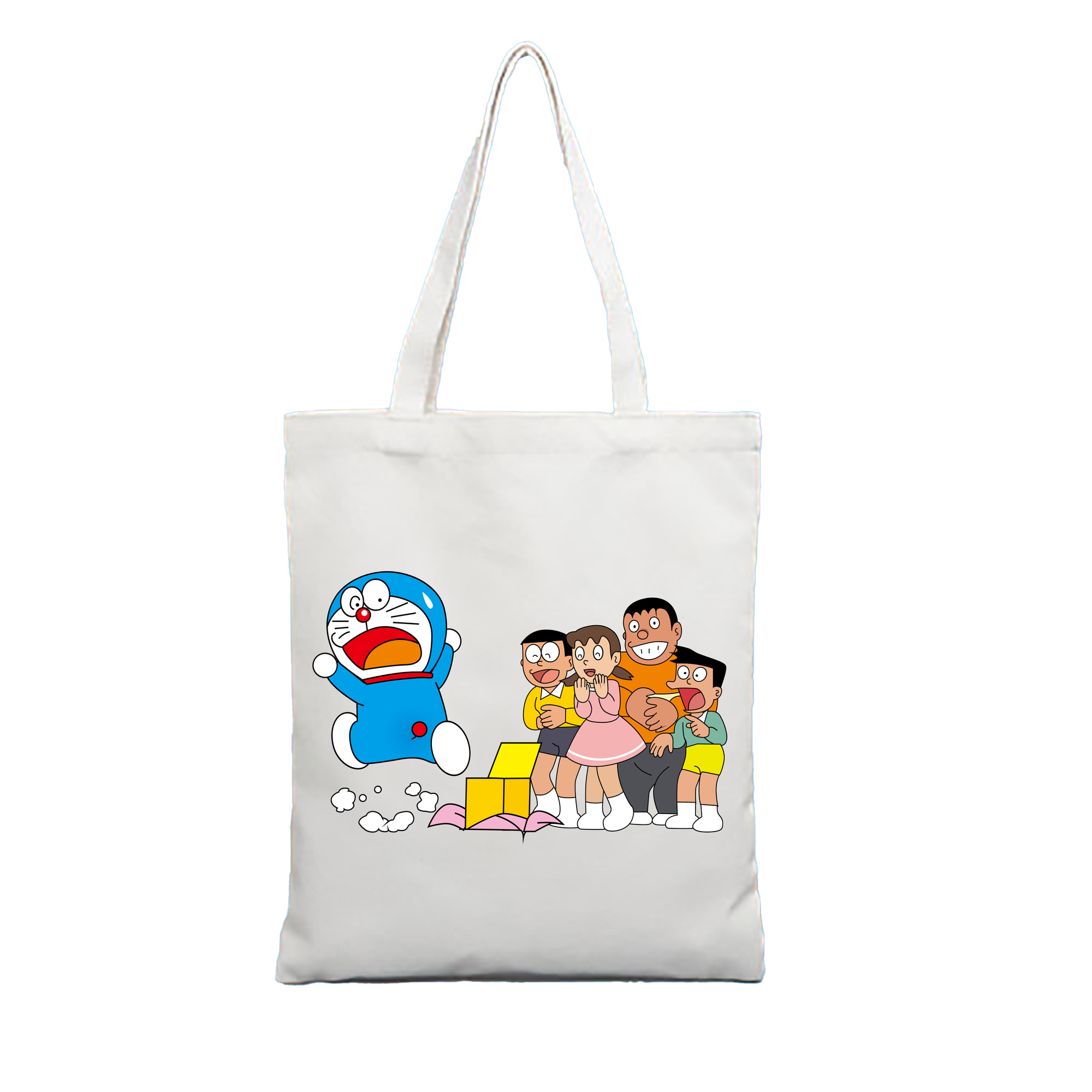 （画像用） ドラえもん 骨川 スネ夫 Doraemon Honekawa Suneo 縦型キャンバス生地手提げバッグ　トートバッグ