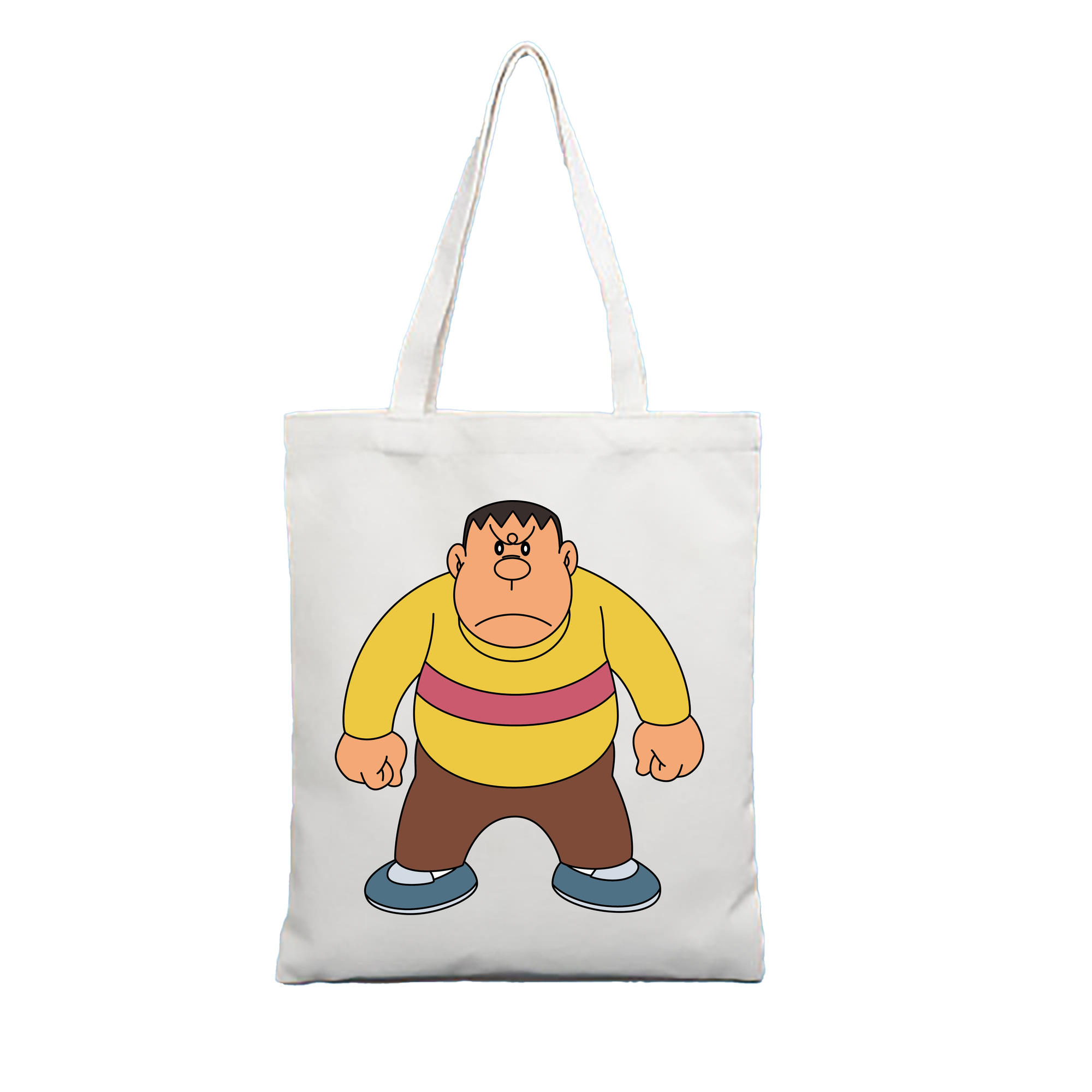 （画像用） ドラえもん 剛田武 Doraemon Gouta Takeshi 縦型キャンバス生地手提げバッグ　トートバッグ