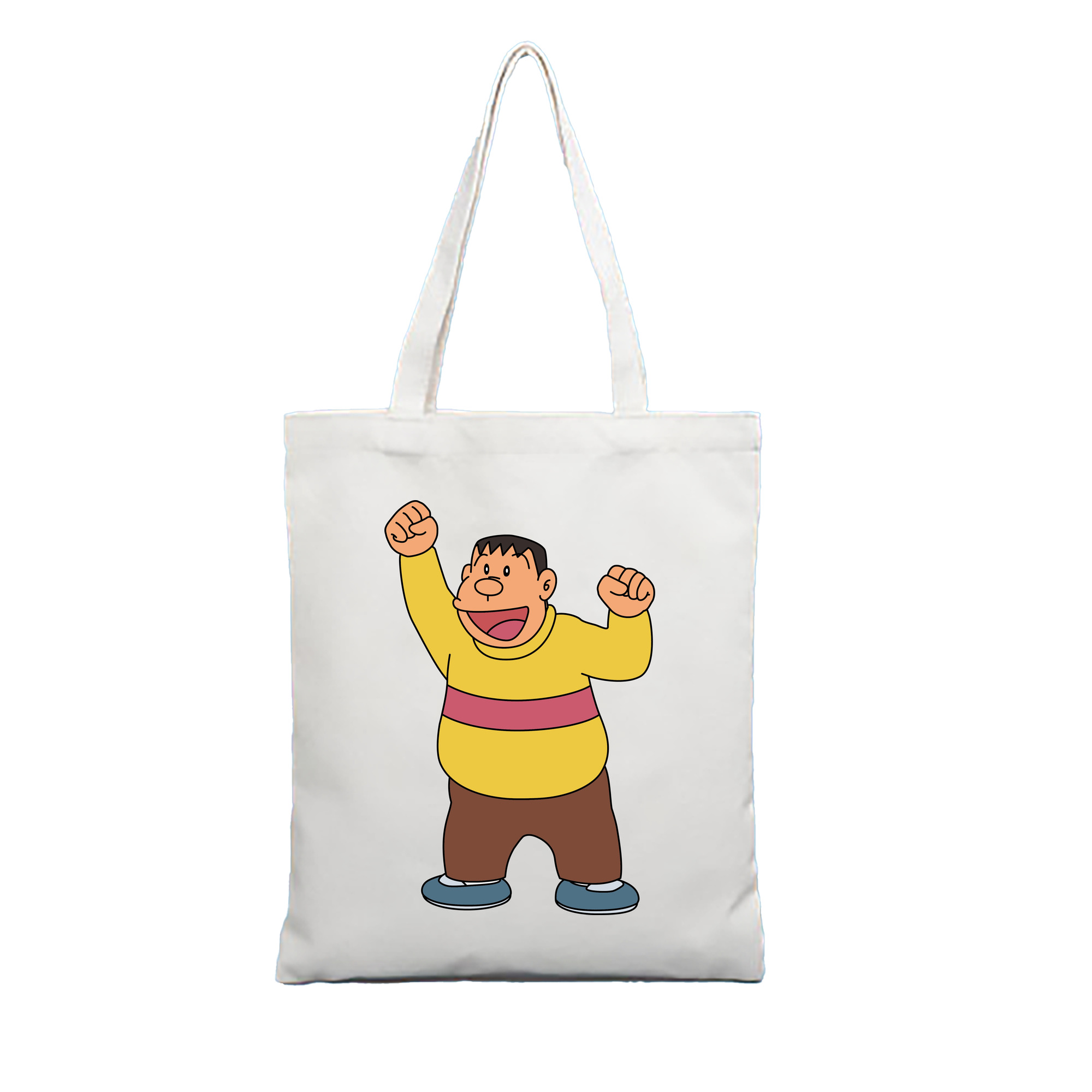 （画像用） ドラえもん 剛田武 Doraemon Gouta Takeshi 縦型キャンバス生地手提げバッグ　トートバッグ