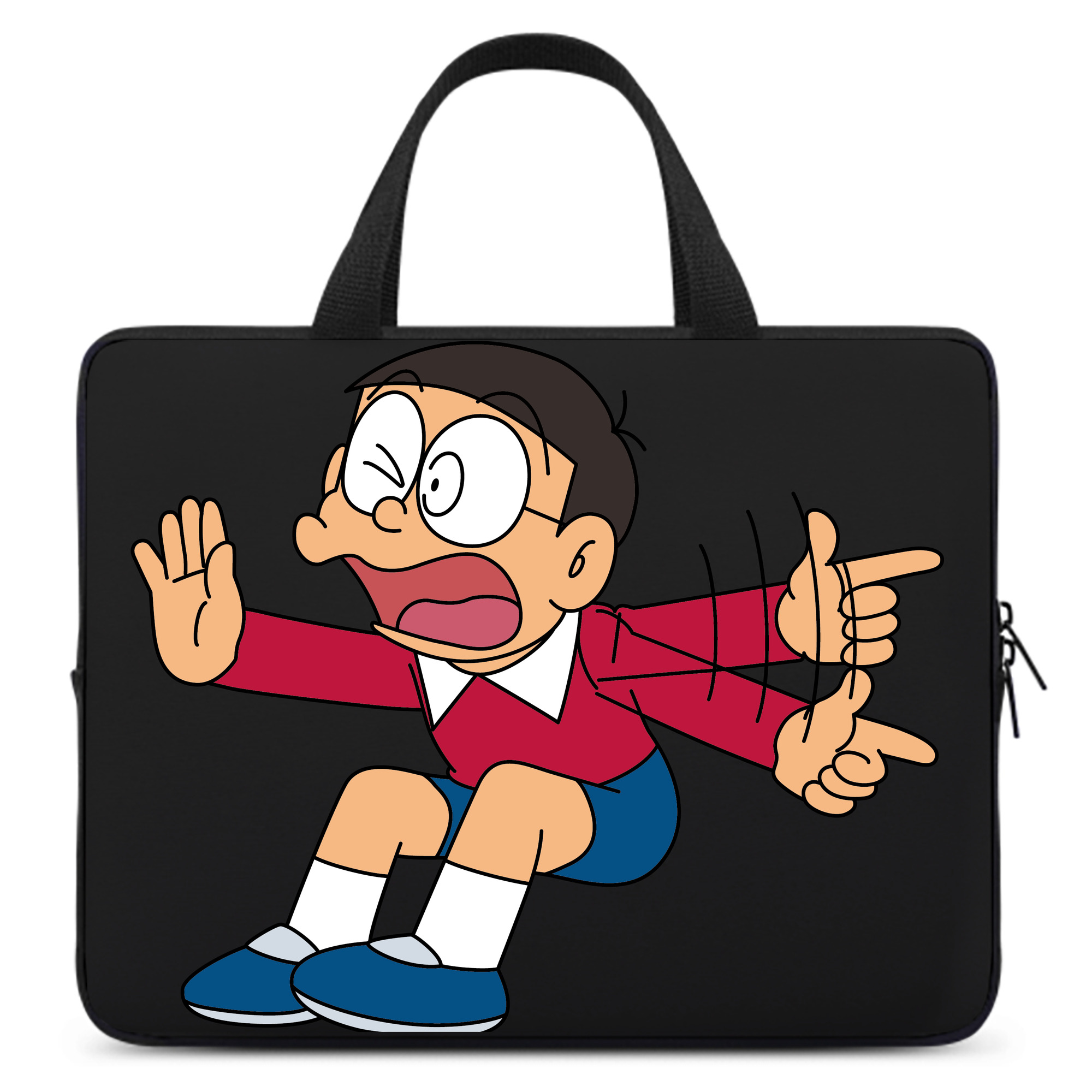 （画像用） ドラえもん 野比 のび太 Doraemon Nobita Nobi 手提げノートパソコンバッグ