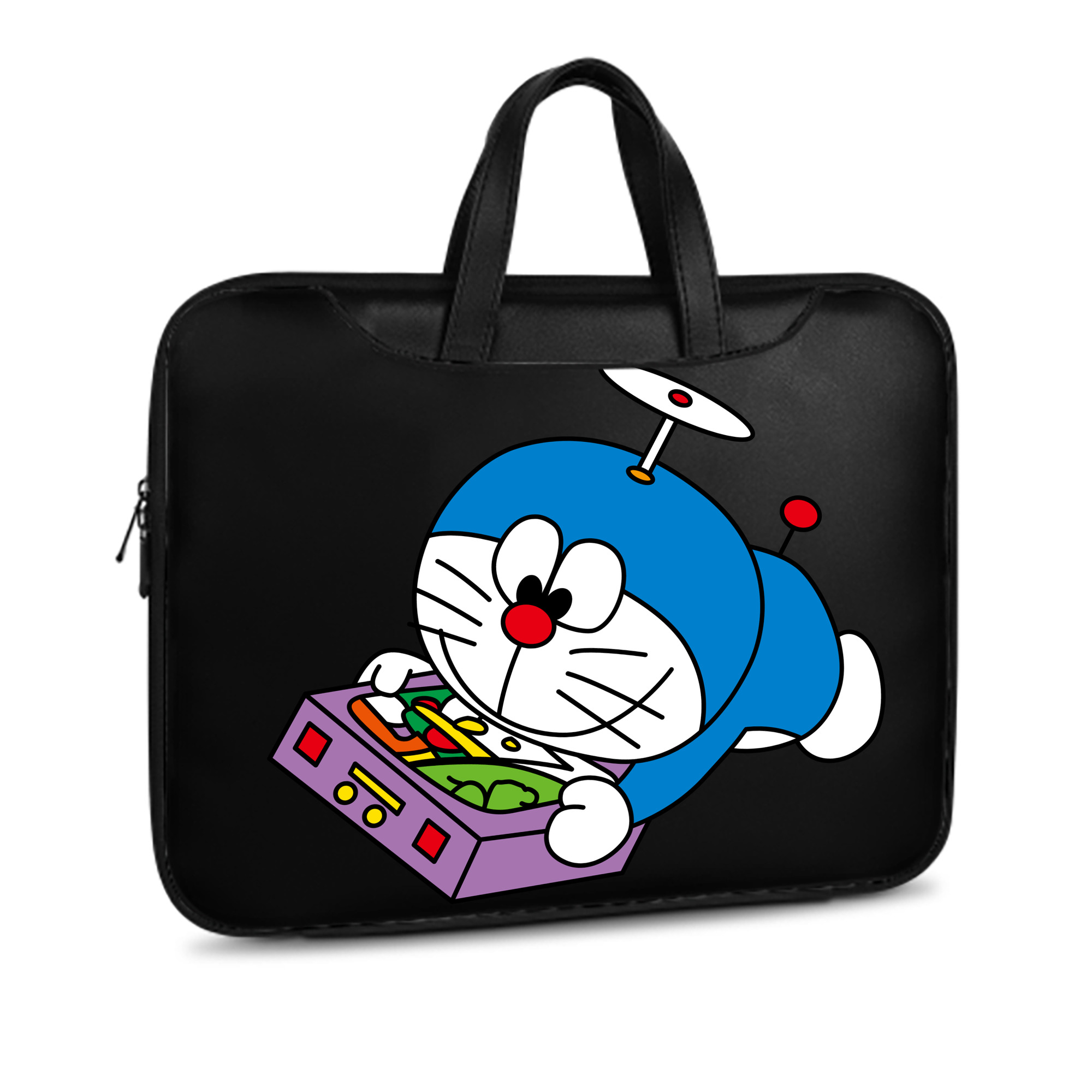 （画像用） ドラえもん Doraemon レザーラップトップバッグ　ノートパソコンケース