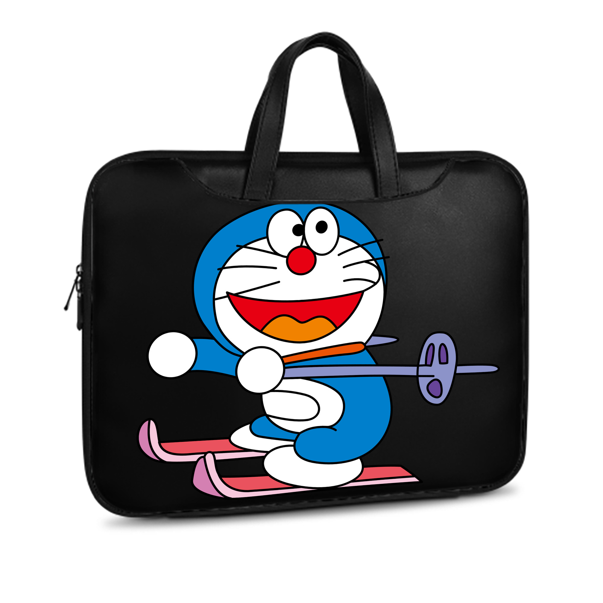 （画像用） ドラえもん Doraemon レザーラップトップバッグ　ノートパソコンケース