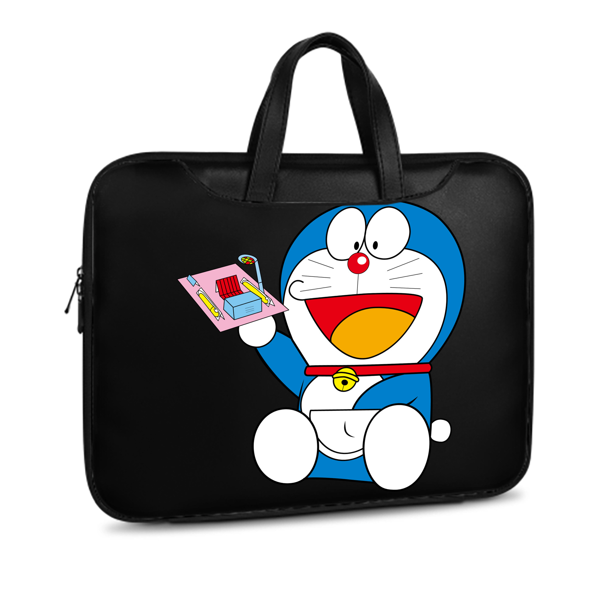（画像用） ドラえもん Doraemon レザーラップトップバッグ　ノートパソコンケース