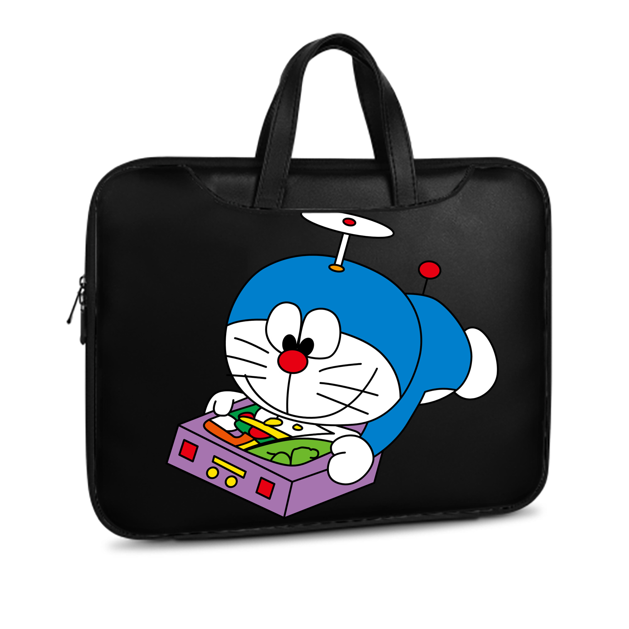 （画像用） ドラえもん Doraemon レザーラップトップバッグ　ノートパソコンケース