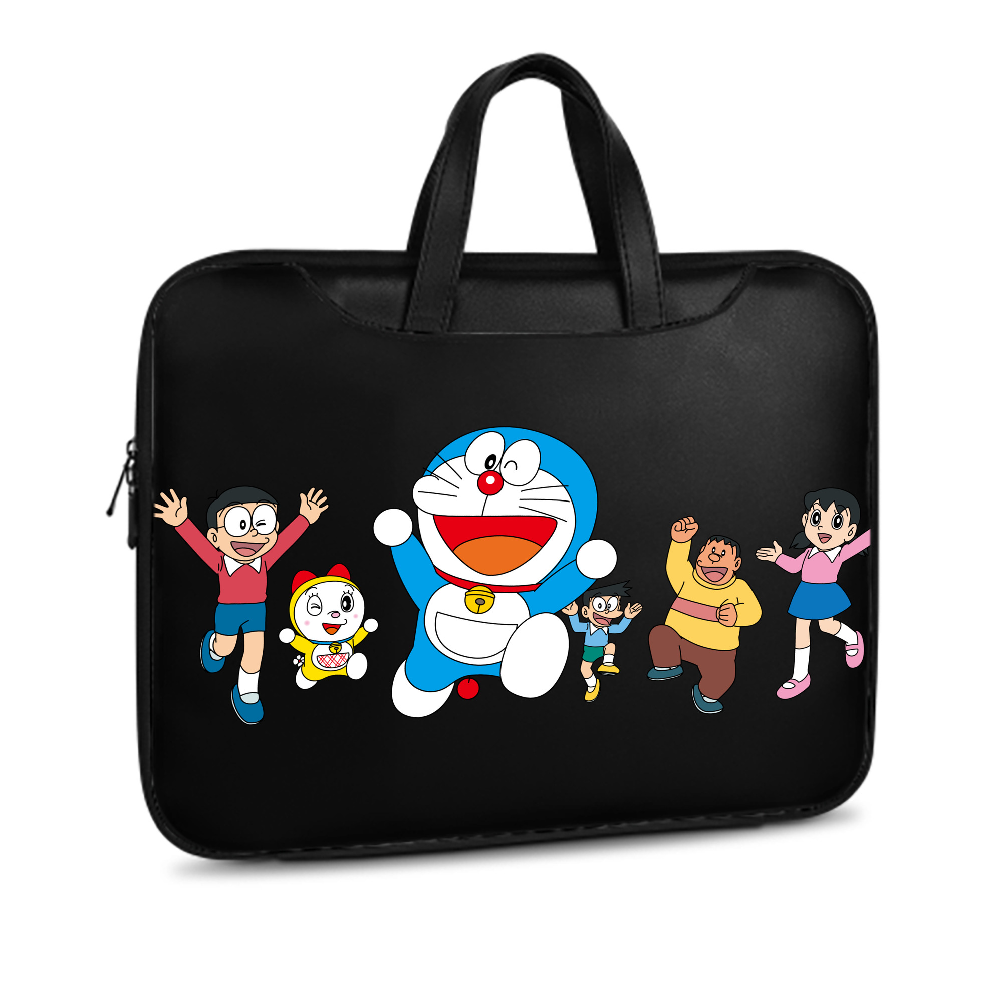 （画像用） ドラえもん 骨川 スネ夫 Doraemon Honekawa Suneo レザーラップトップバッグ　ノートパソコンケース