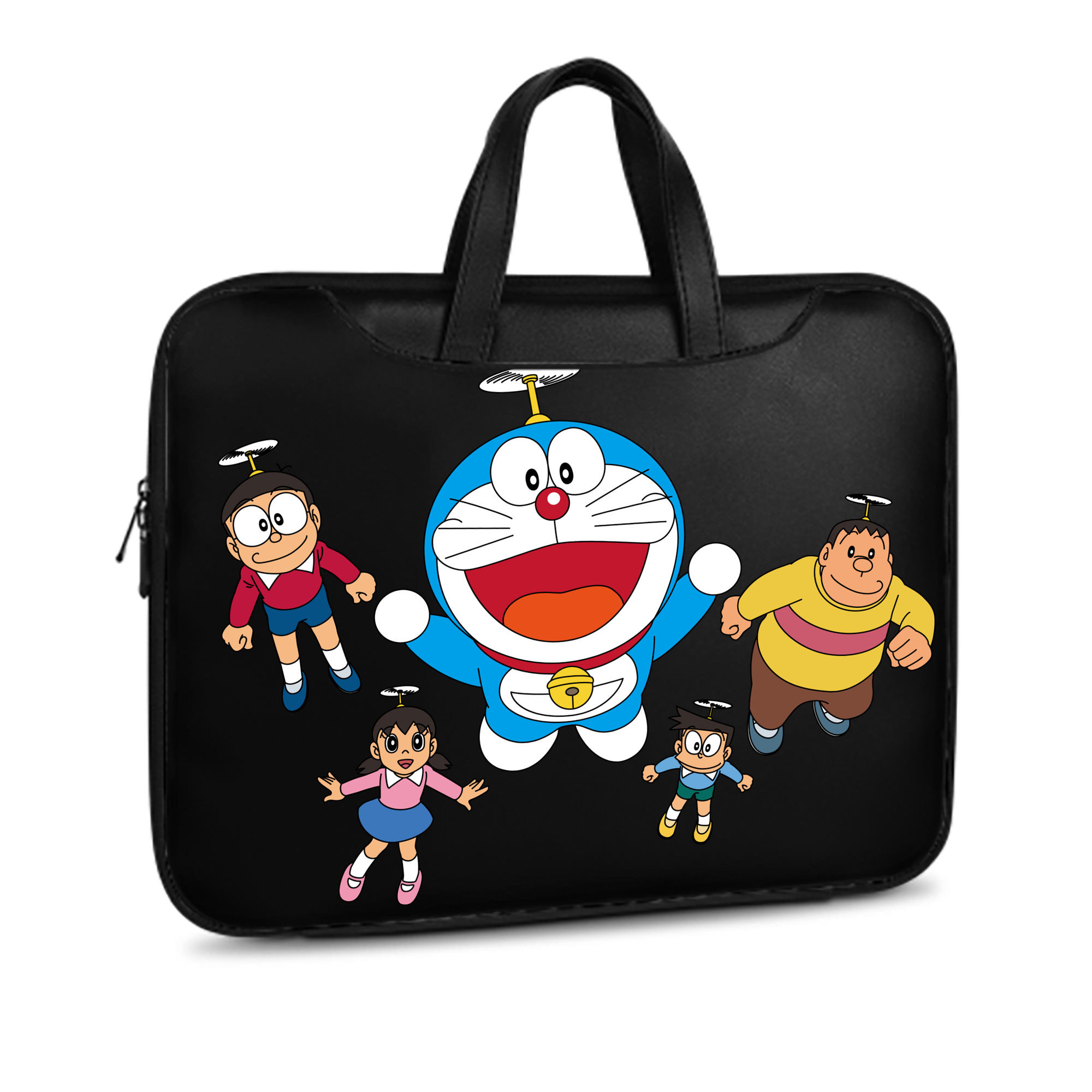 （画像用） ドラえもん 骨川 スネ夫 Doraemon Honekawa Suneo レザーラップトップバッグ　ノートパソコンケース