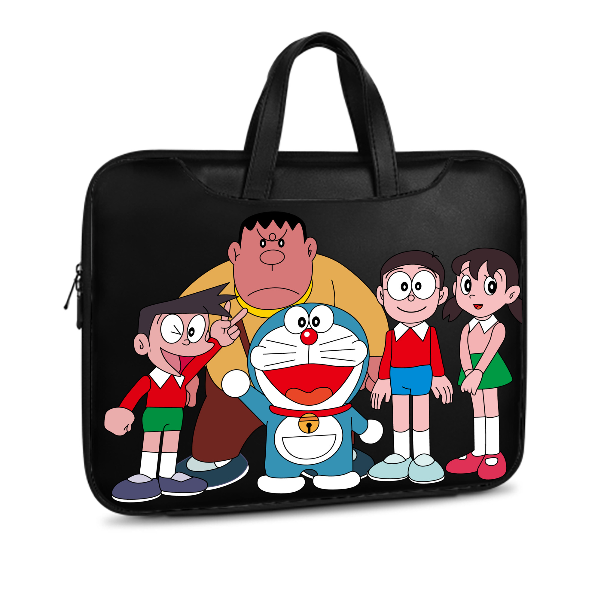 （画像用） ドラえもん 骨川 スネ夫 Doraemon Honekawa Suneo レザーラップトップバッグ　ノートパソコンケース