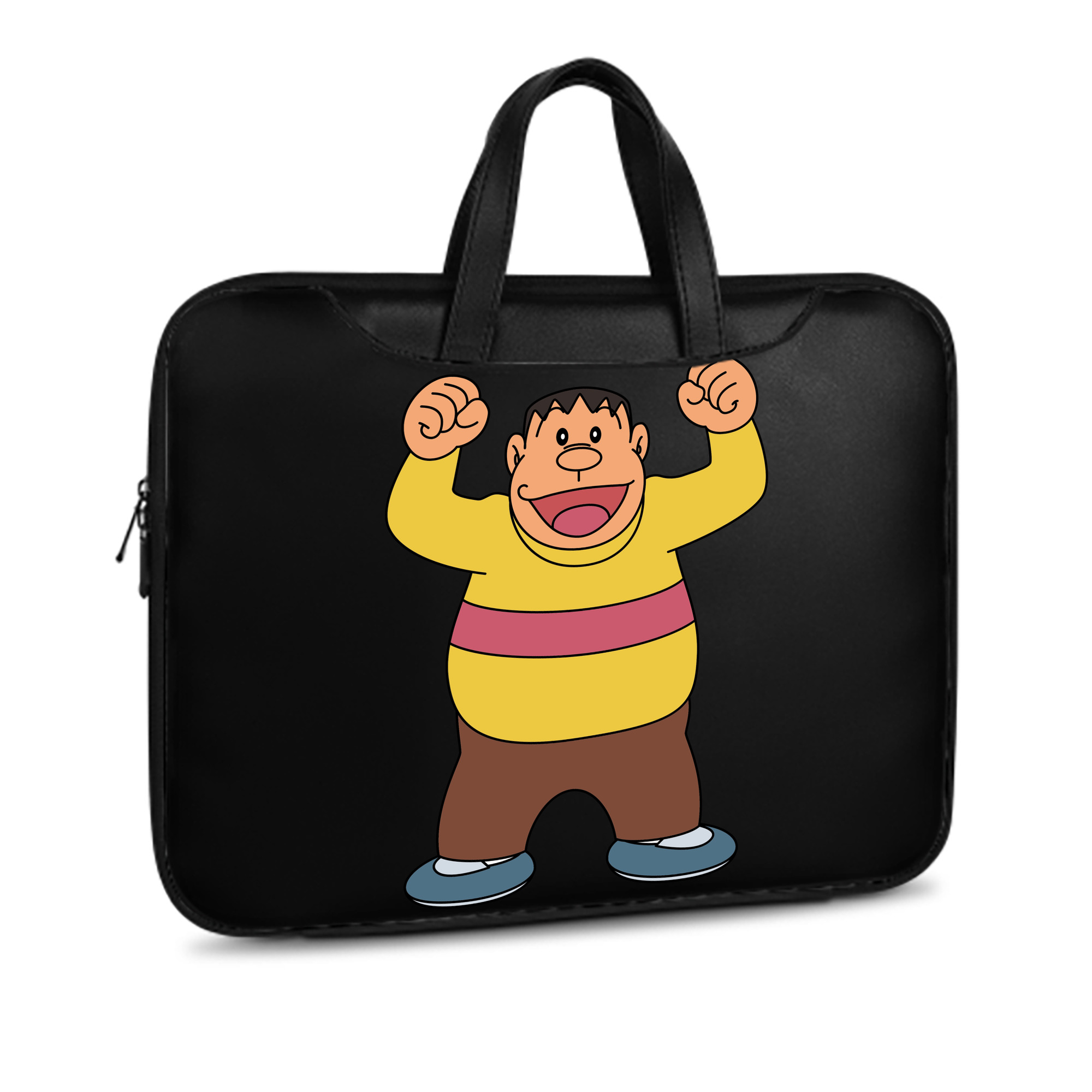 （画像用） ドラえもん 剛田武 Doraemon Gouta Takeshi レザーラップトップバッグ　ノートパソコンケース
