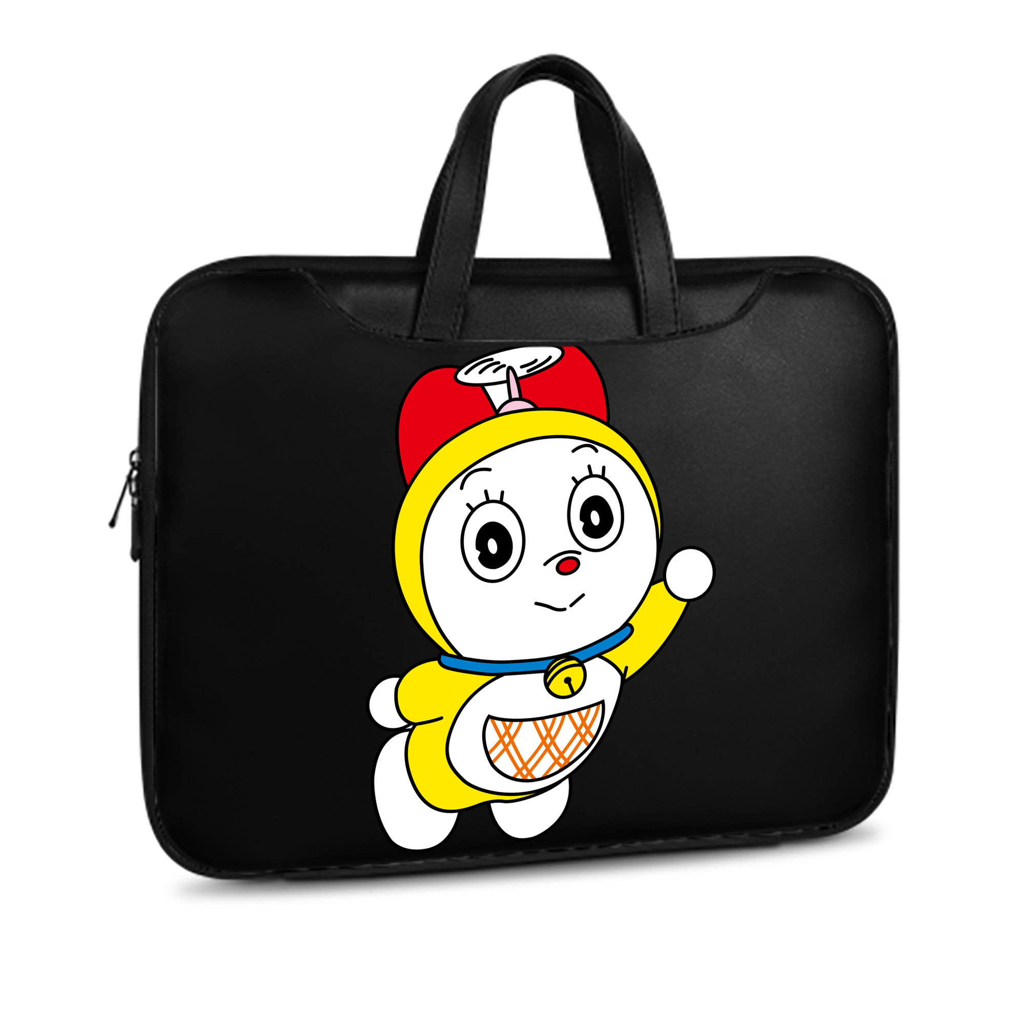 （画像用） ドラえもん ドラミ Doraemon Dorami レザーラップトップバッグ　ノートパソコンケース