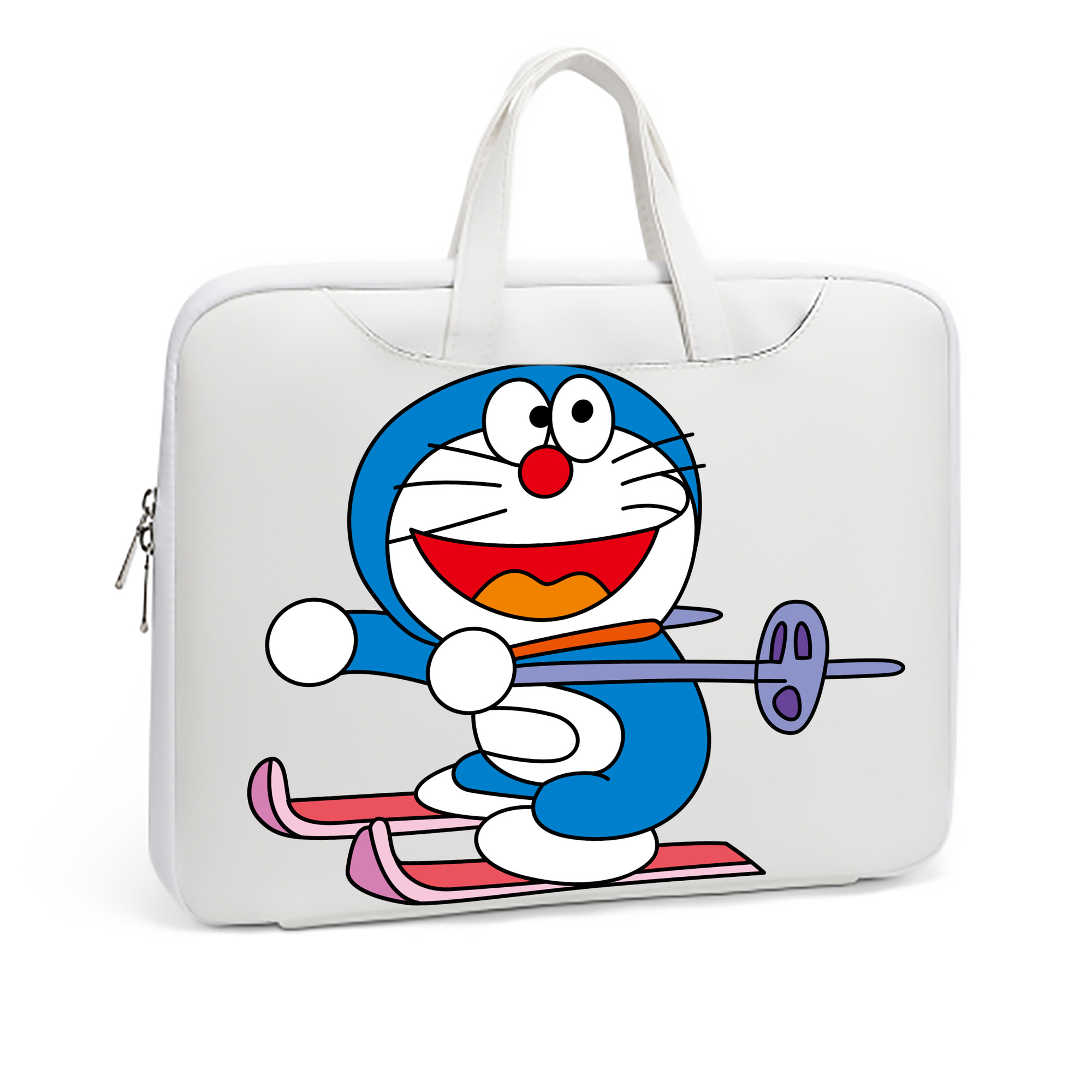 （画像用） ドラえもん Doraemon レザーラップトップバッグ　ノートパソコンケース