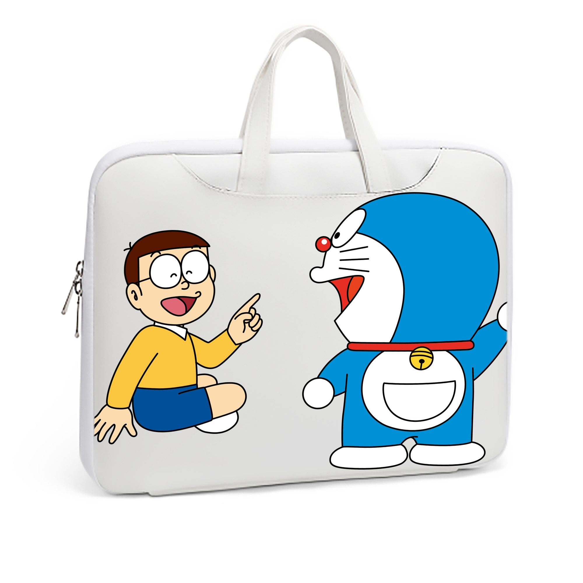 （画像用） ドラえもん Doraemon レザーラップトップバッグ　ノートパソコンケース