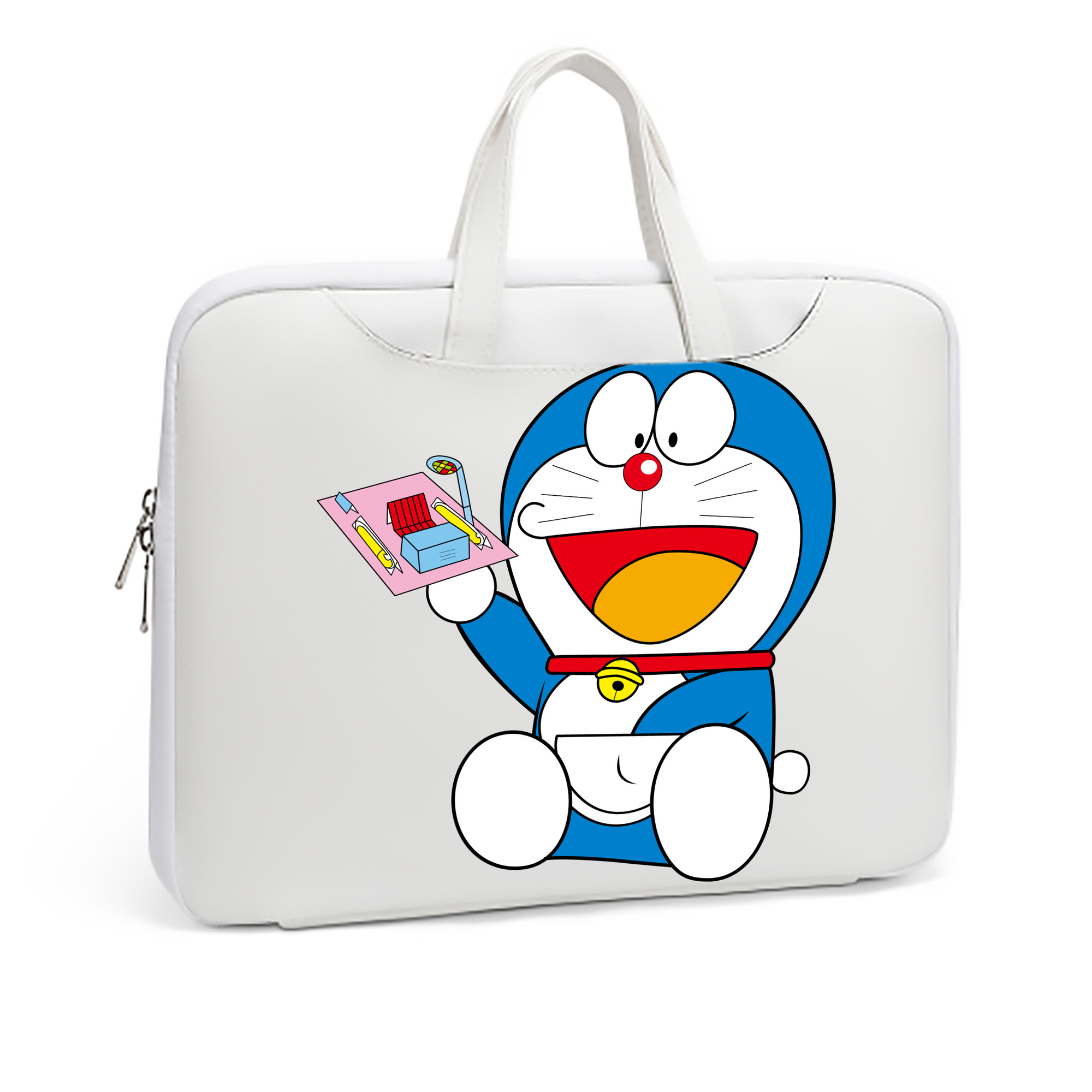 （画像用） ドラえもん Doraemon レザーラップトップバッグ　ノートパソコンケース