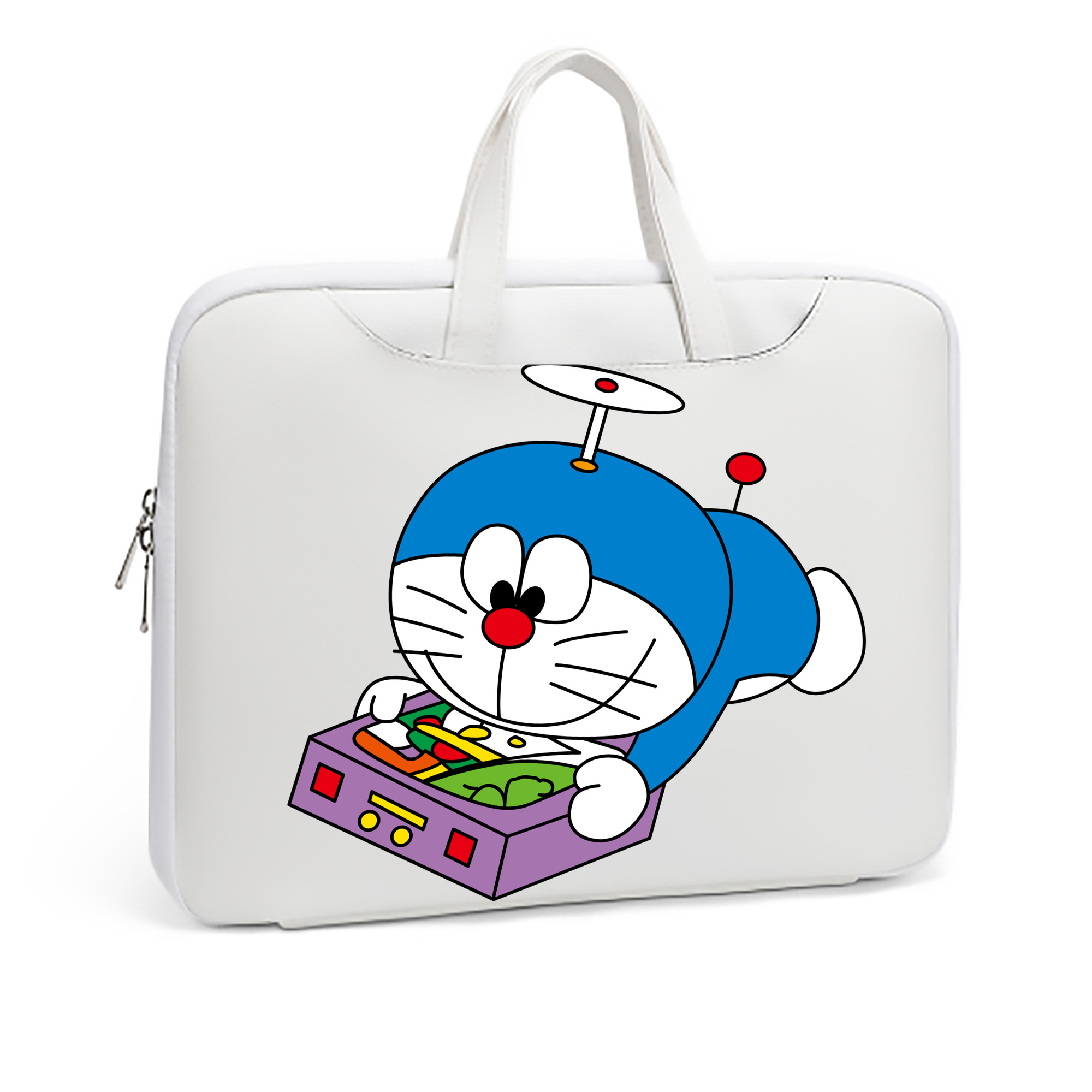 （画像用） ドラえもん Doraemon レザーラップトップバッグ　ノートパソコンケース