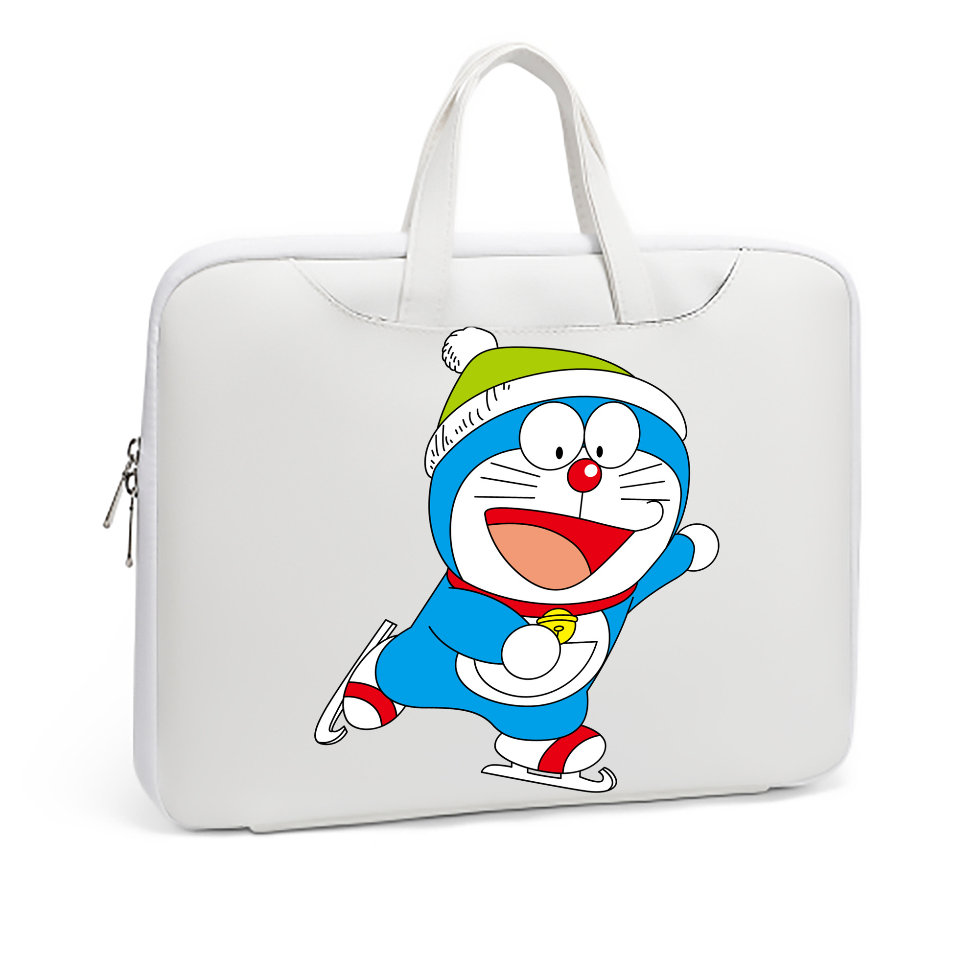（画像用） ドラえもん Doraemon レザーラップトップバッグ　ノートパソコンケース