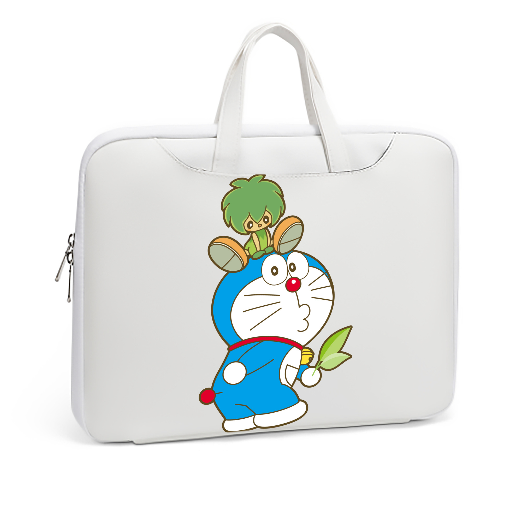 （画像用） ドラえもん Doraemon レザーラップトップバッグ　ノートパソコンケース