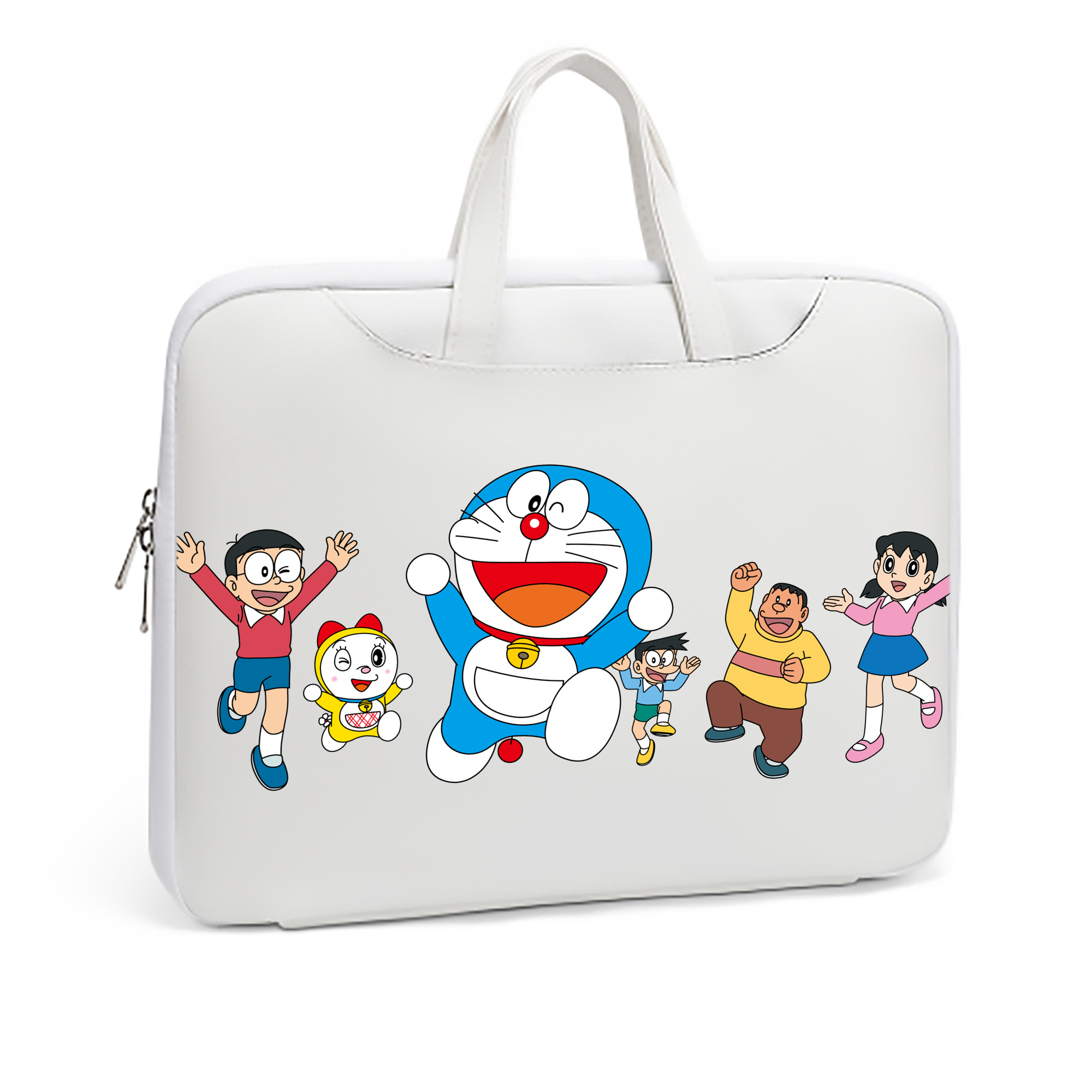 （画像用） ドラえもん 骨川 スネ夫 Doraemon Honekawa Suneo レザーラップトップバッグ　ノートパソコンケース