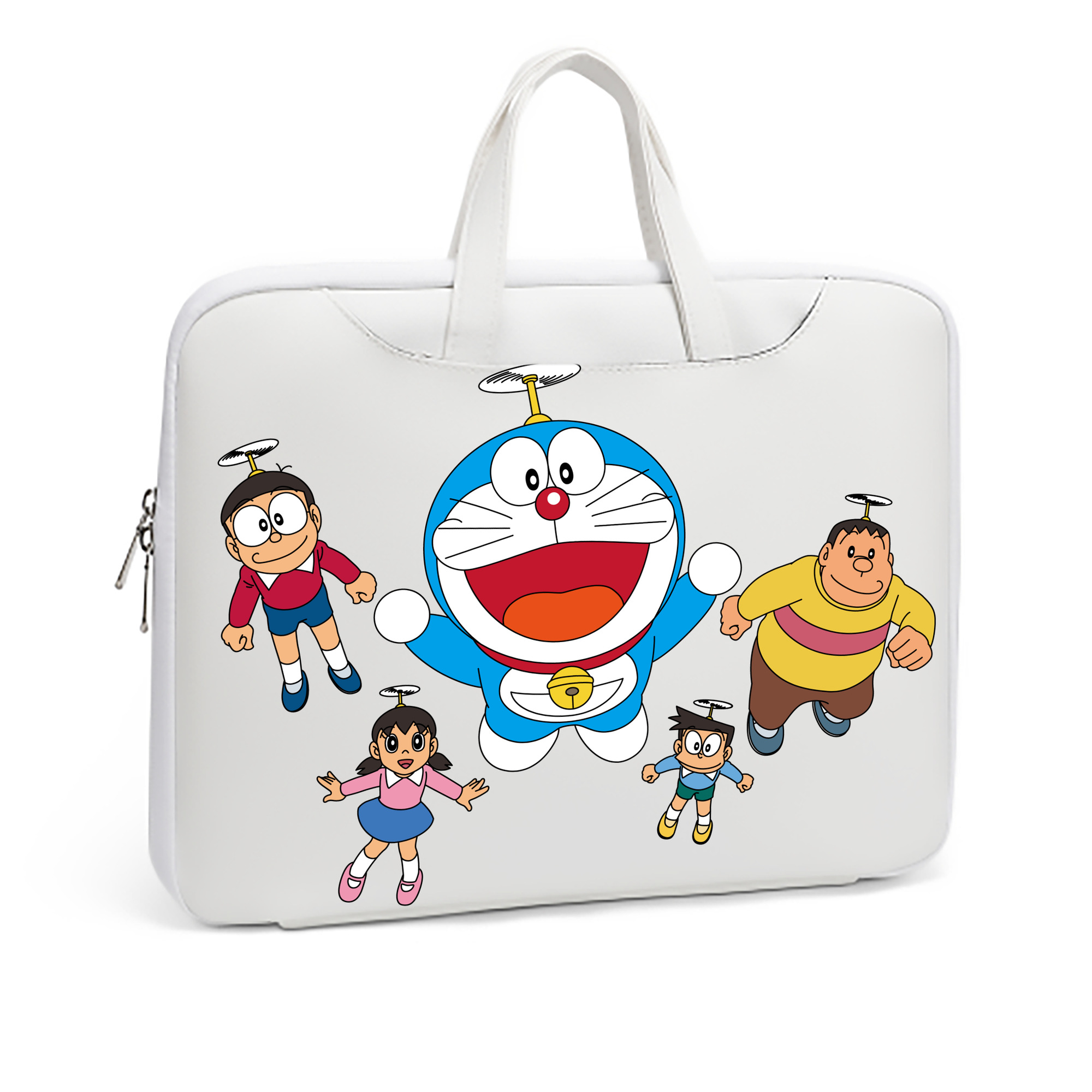 （画像用） ドラえもん 骨川 スネ夫 Doraemon Honekawa Suneo レザーラップトップバッグ　ノートパソコンケース