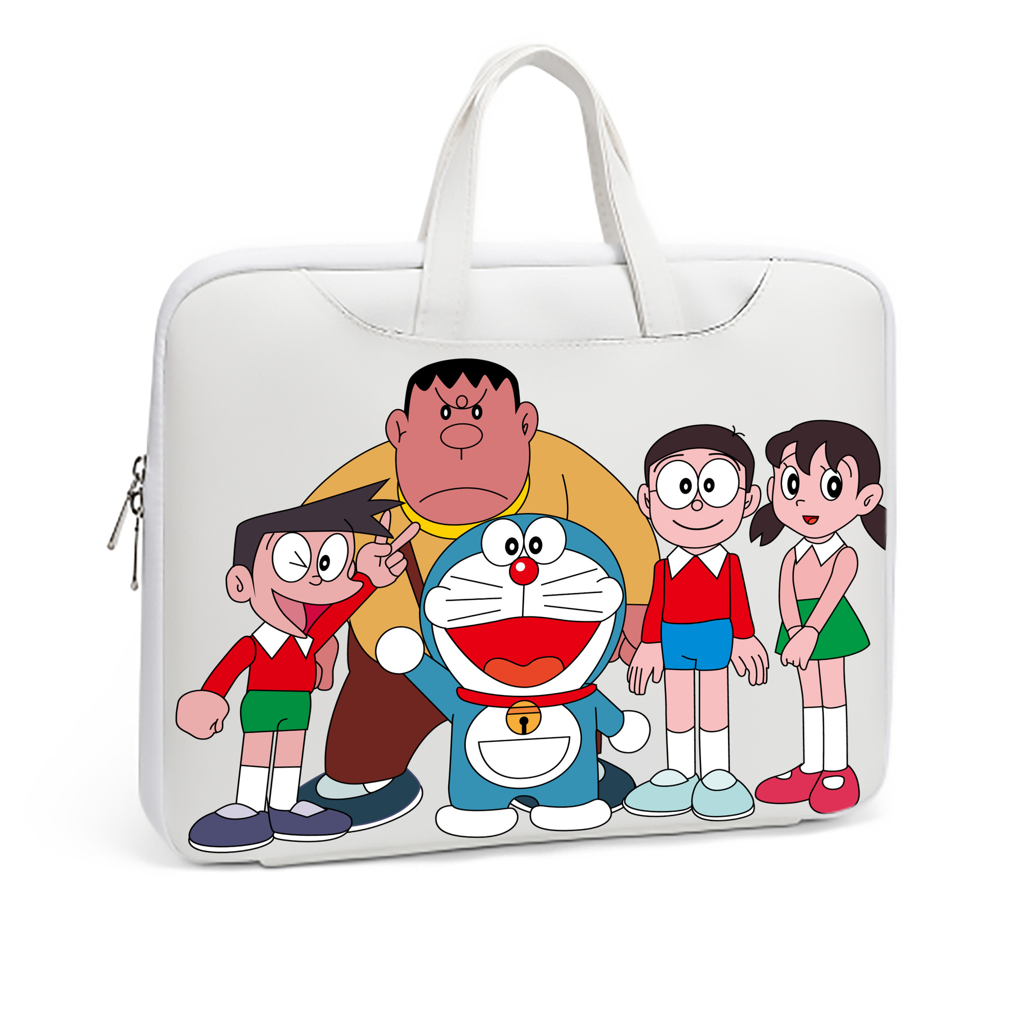 （画像用） ドラえもん 骨川 スネ夫 Doraemon Honekawa Suneo レザーラップトップバッグ　ノートパソコンケース