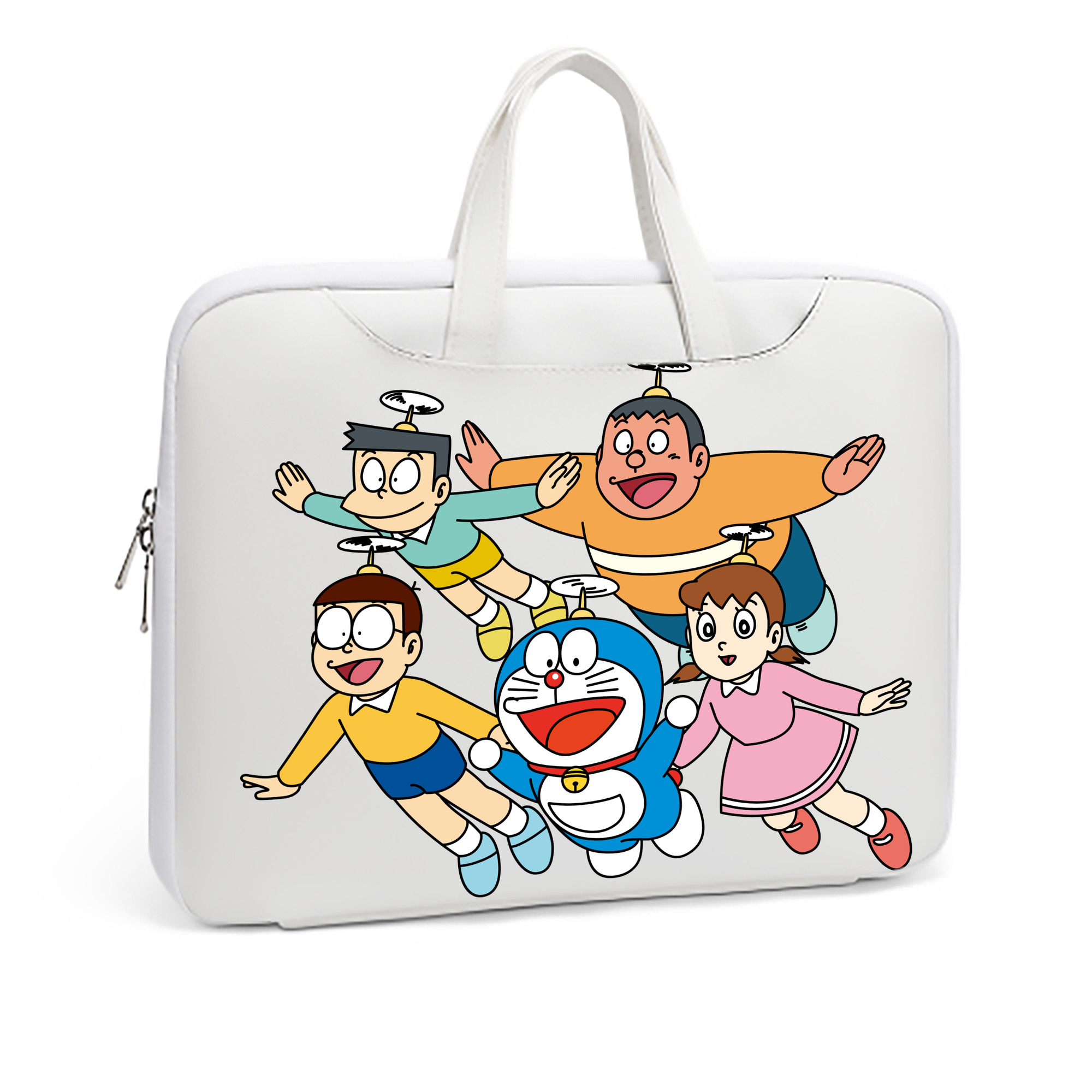 （画像用） ドラえもん 骨川 スネ夫 Doraemon Honekawa Suneo レザーラップトップバッグ　ノートパソコンケース