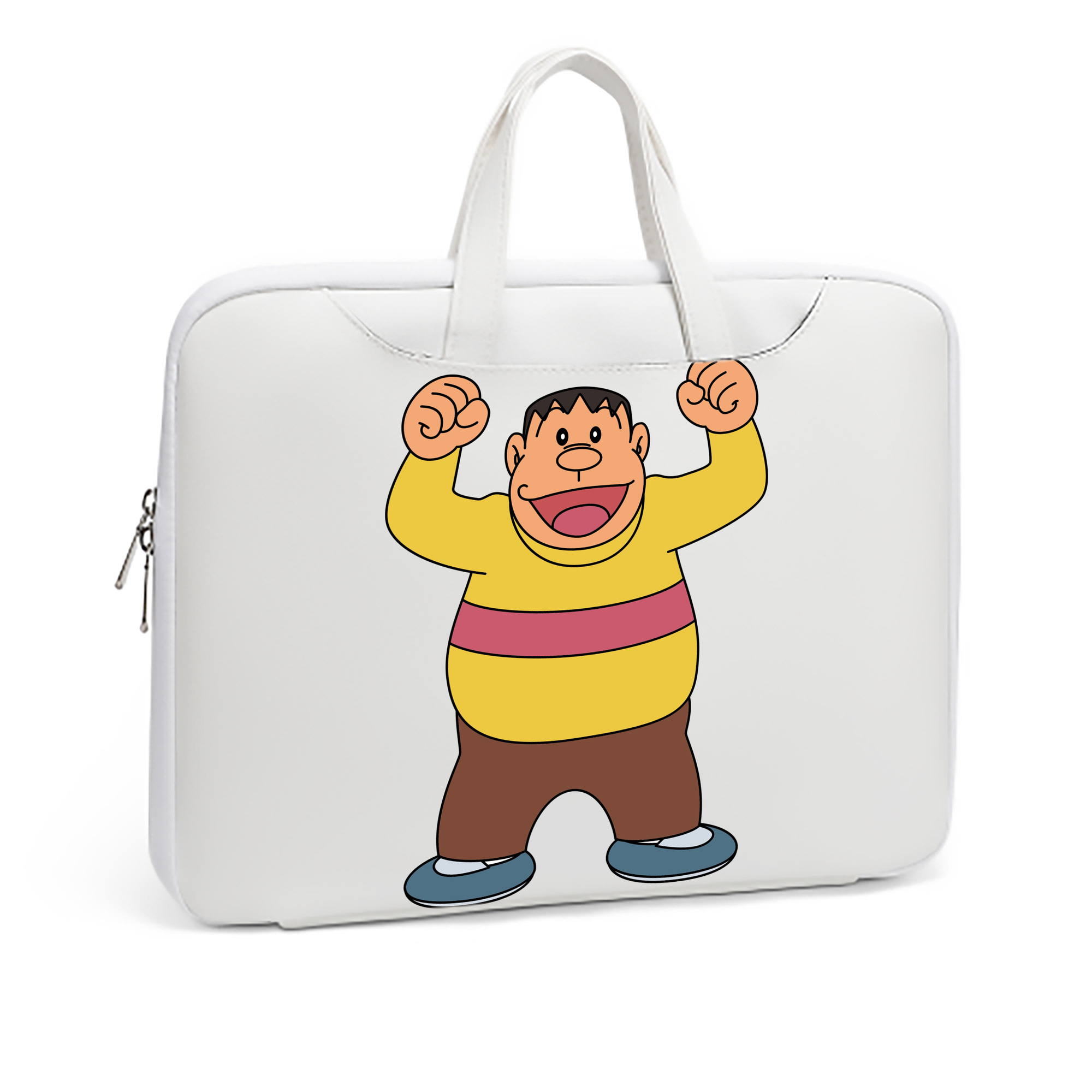 （画像用） ドラえもん 剛田武 Doraemon Gouta Takeshi レザーラップトップバッグ　ノートパソコンケース